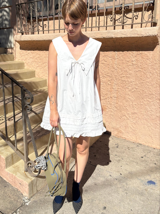 Jenny Mini Dress - Dove