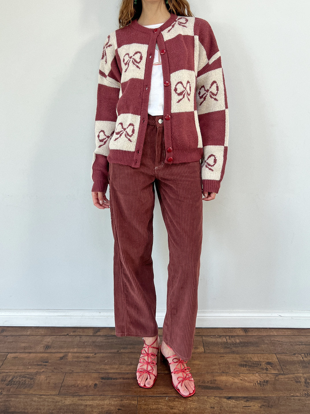 Dylan Pant - Chocolate/Cherries