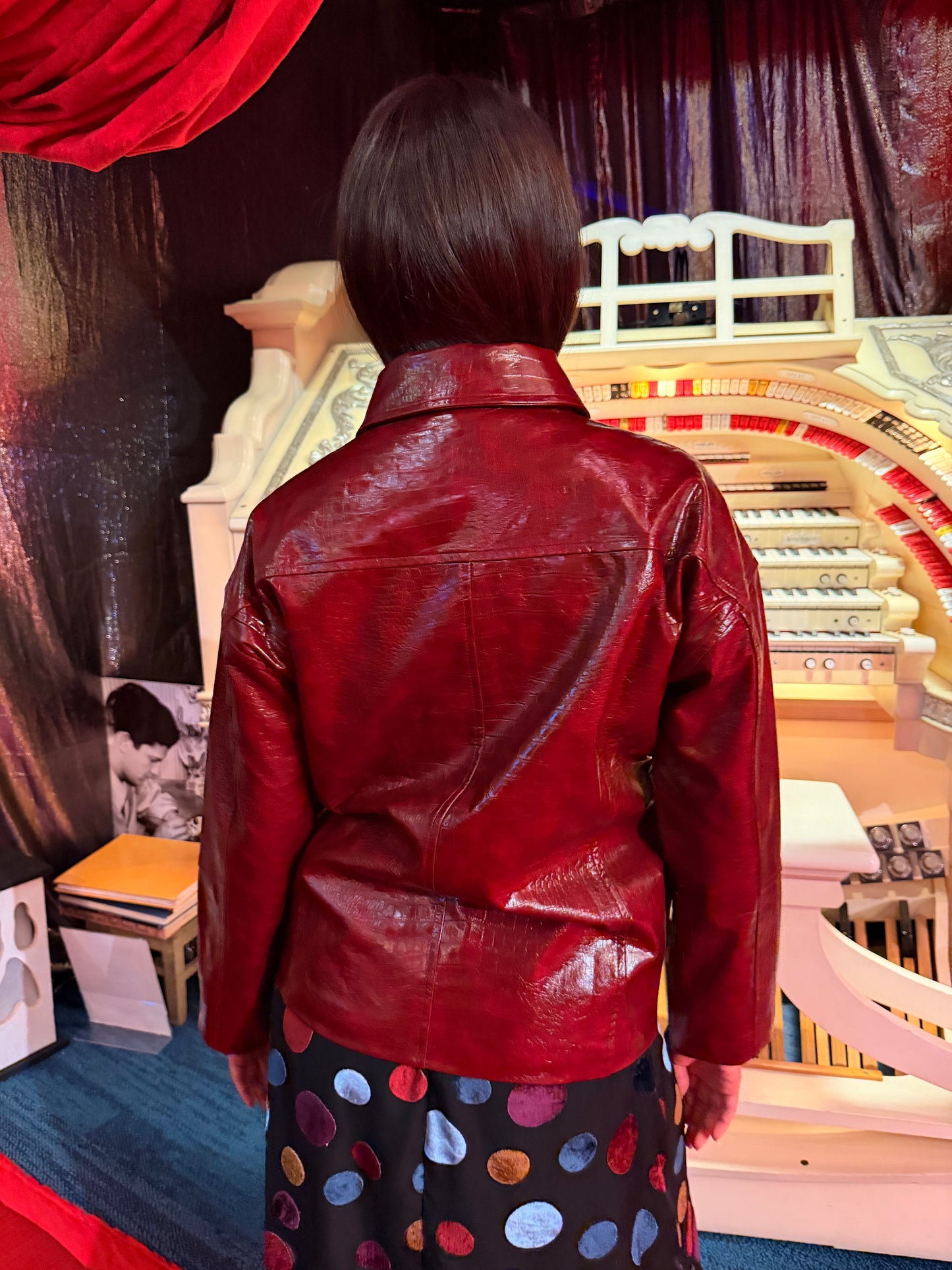 Macey Jacket - Vino Croc