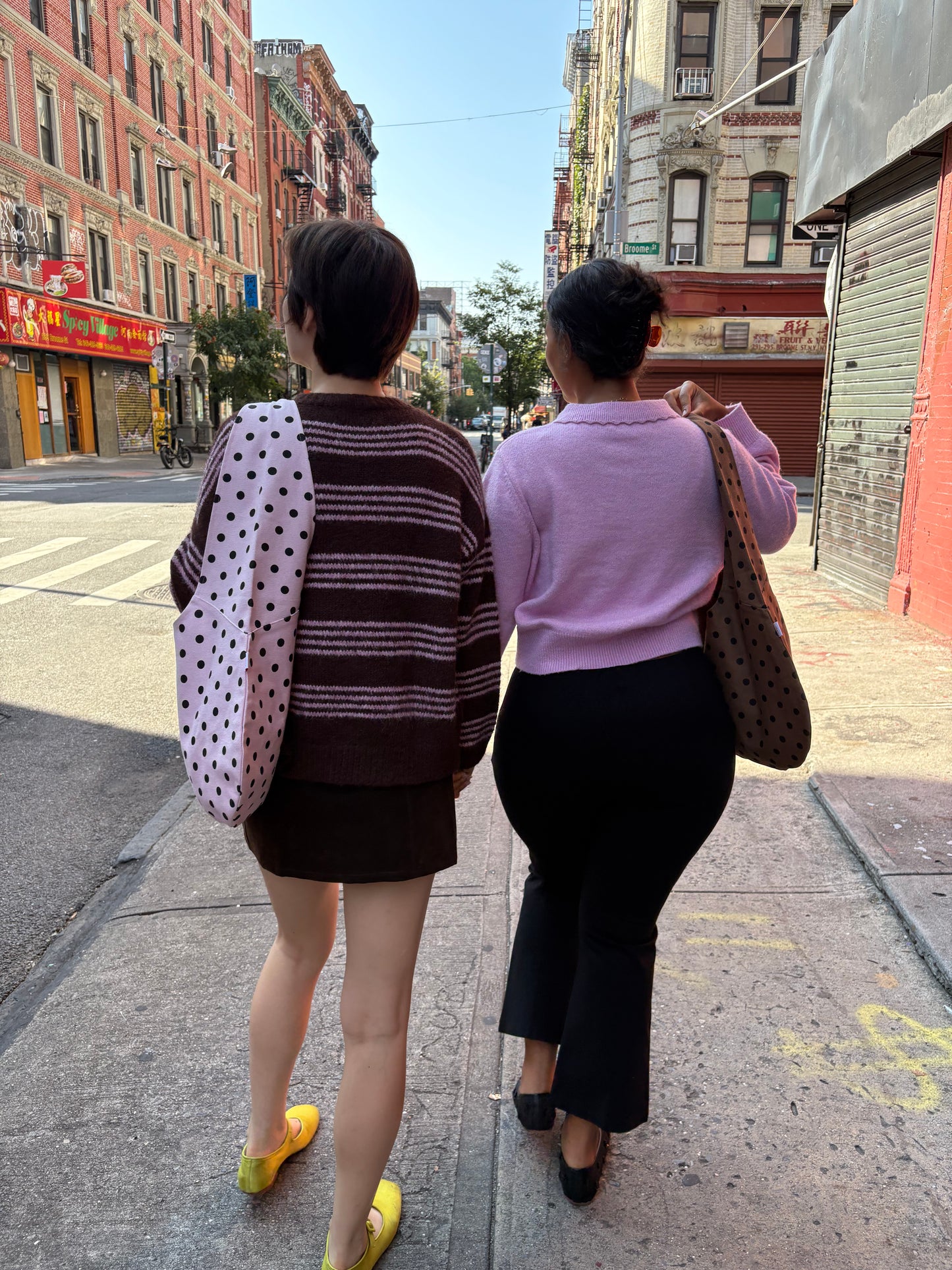 Vera Tote Bag - Pink Dot