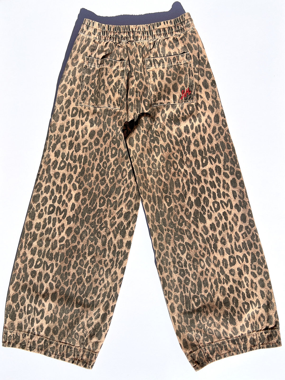 ★RAIVE★ Leopard Denim Pants in Black VJ5SL40510 Leopard Denim Pants in Black VJ5SL405-10 - RAIVE