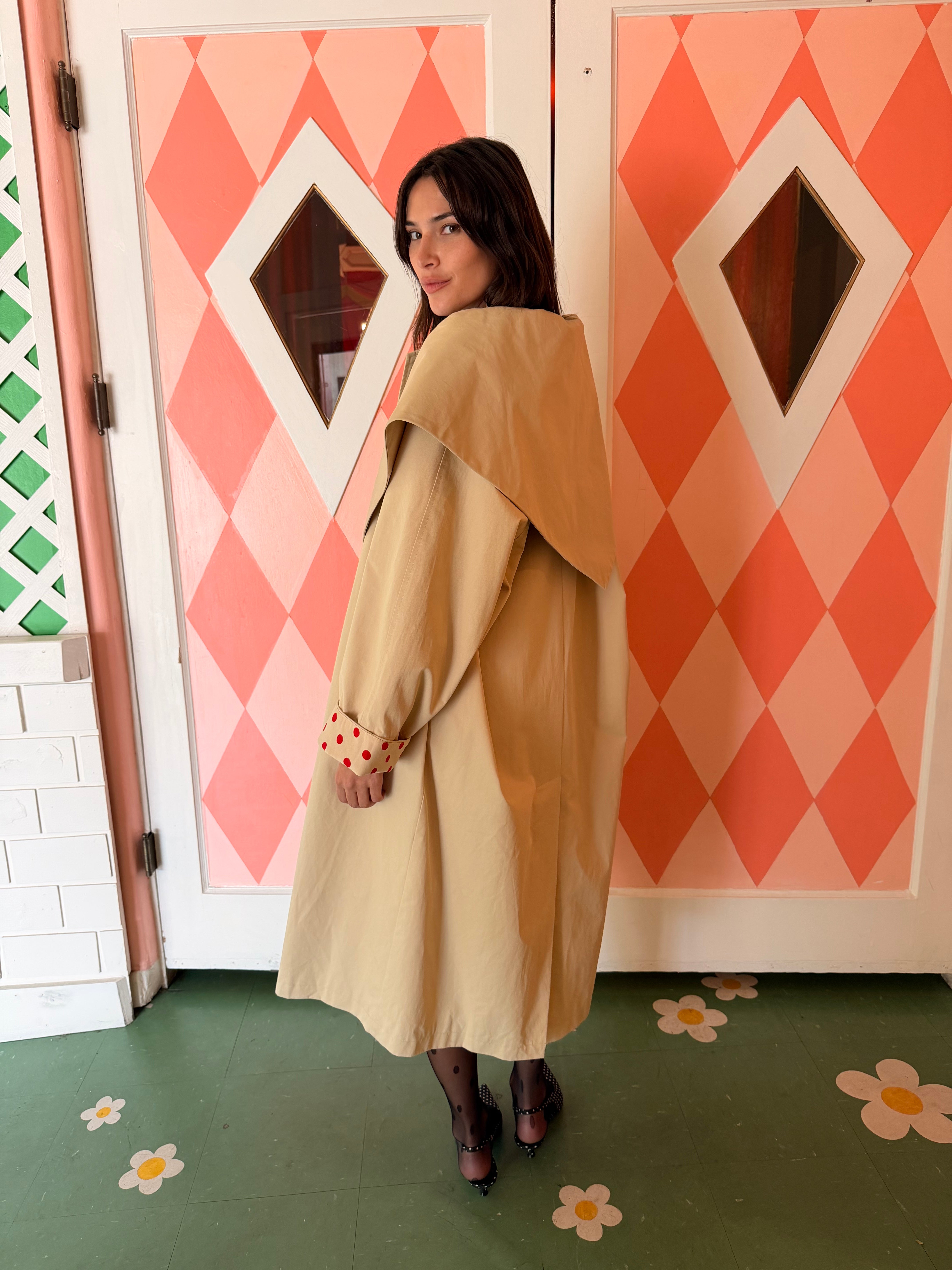 Olson Trench - Scarlett Dot – Lisa Says Gah