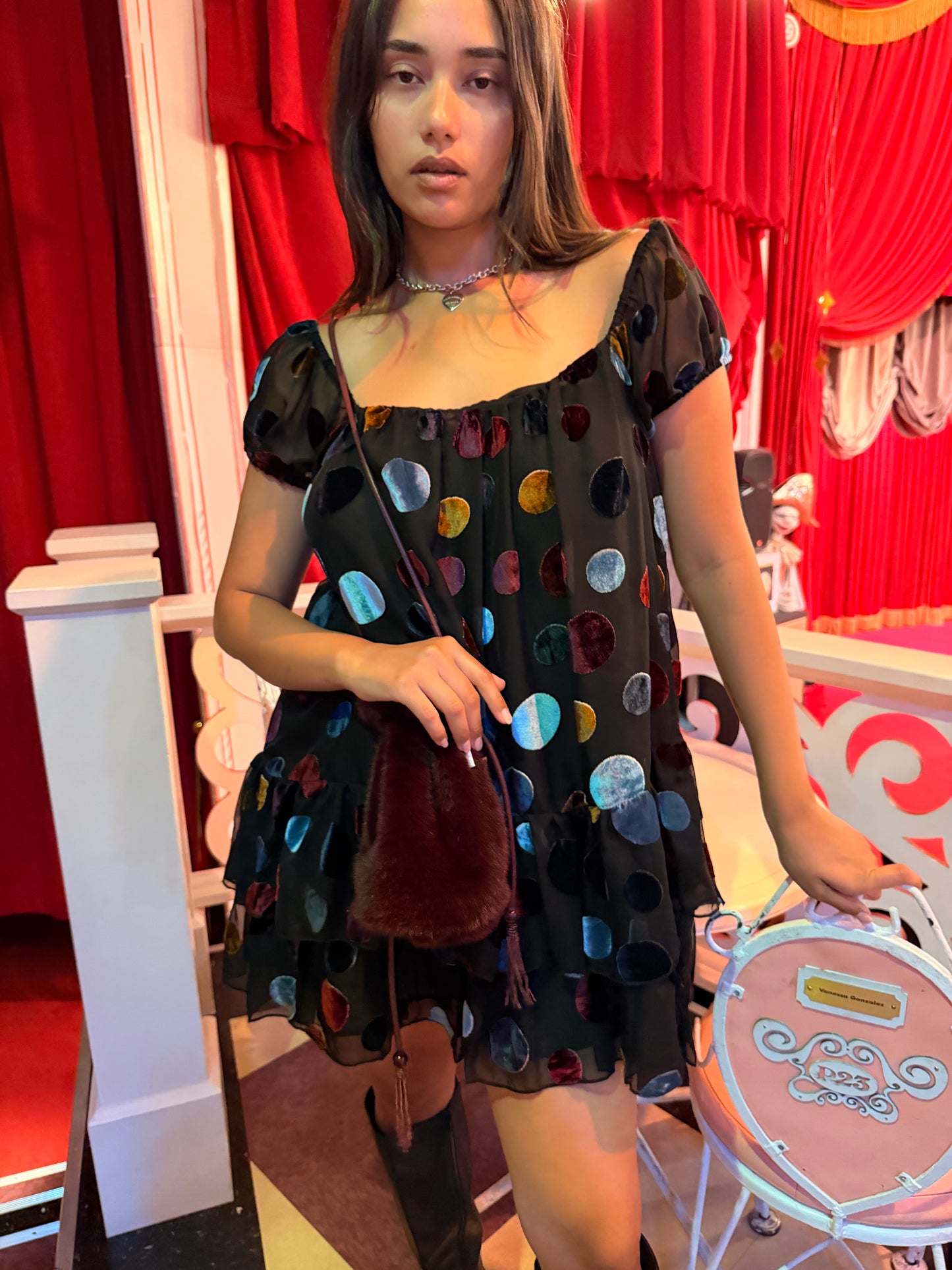 Sabrina Dress - Party Dot