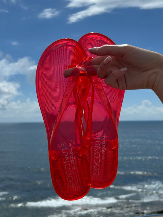 Olson Jelly Sandal - Cherry Red