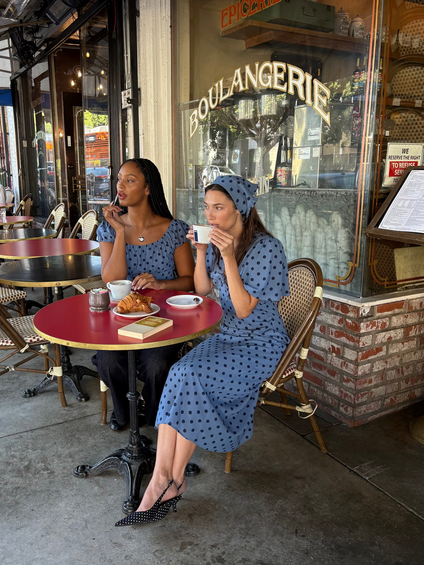 Jess Dress - Oxford Dot