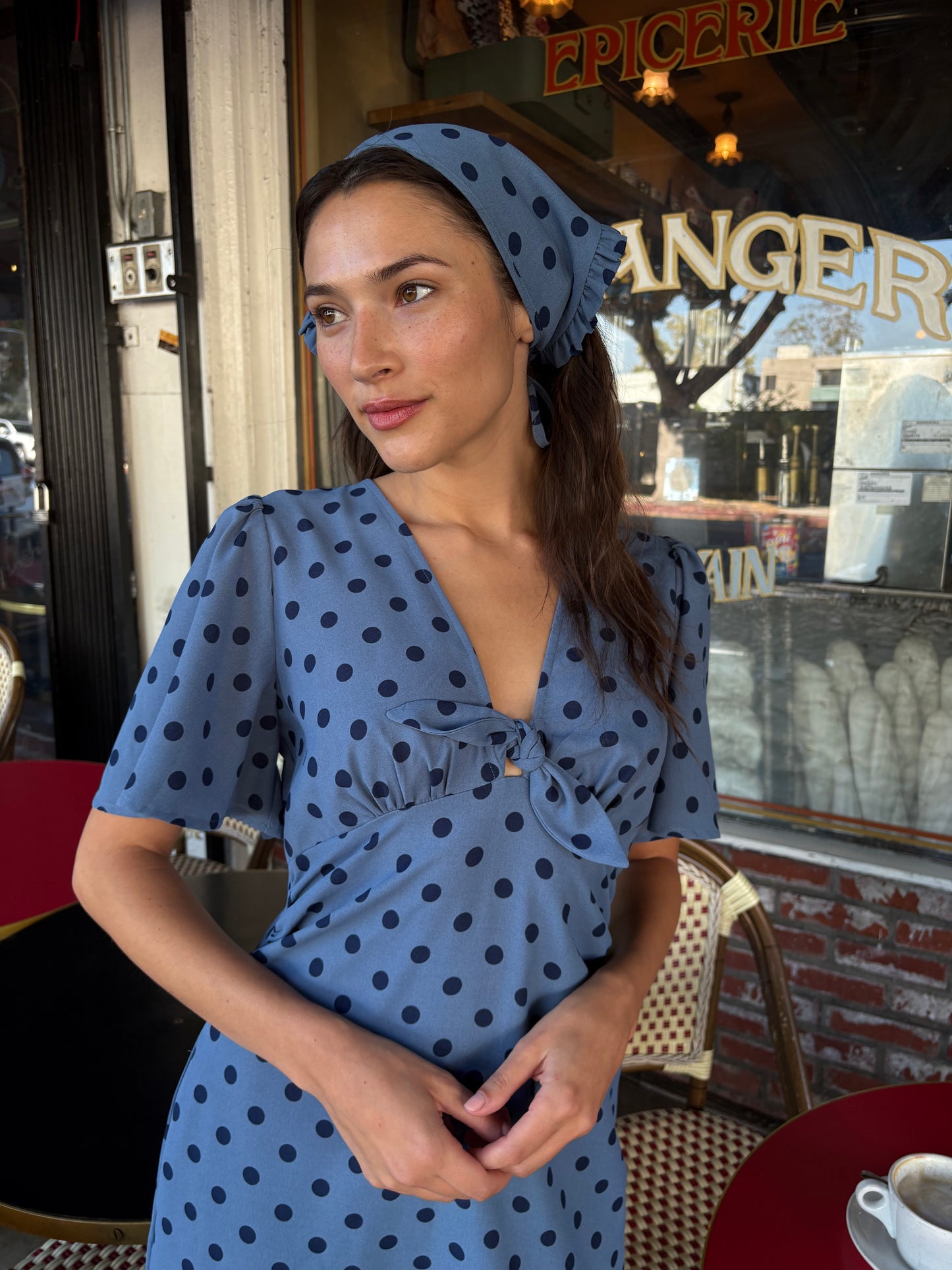 Mandy Handkerchief - Oxford Dot