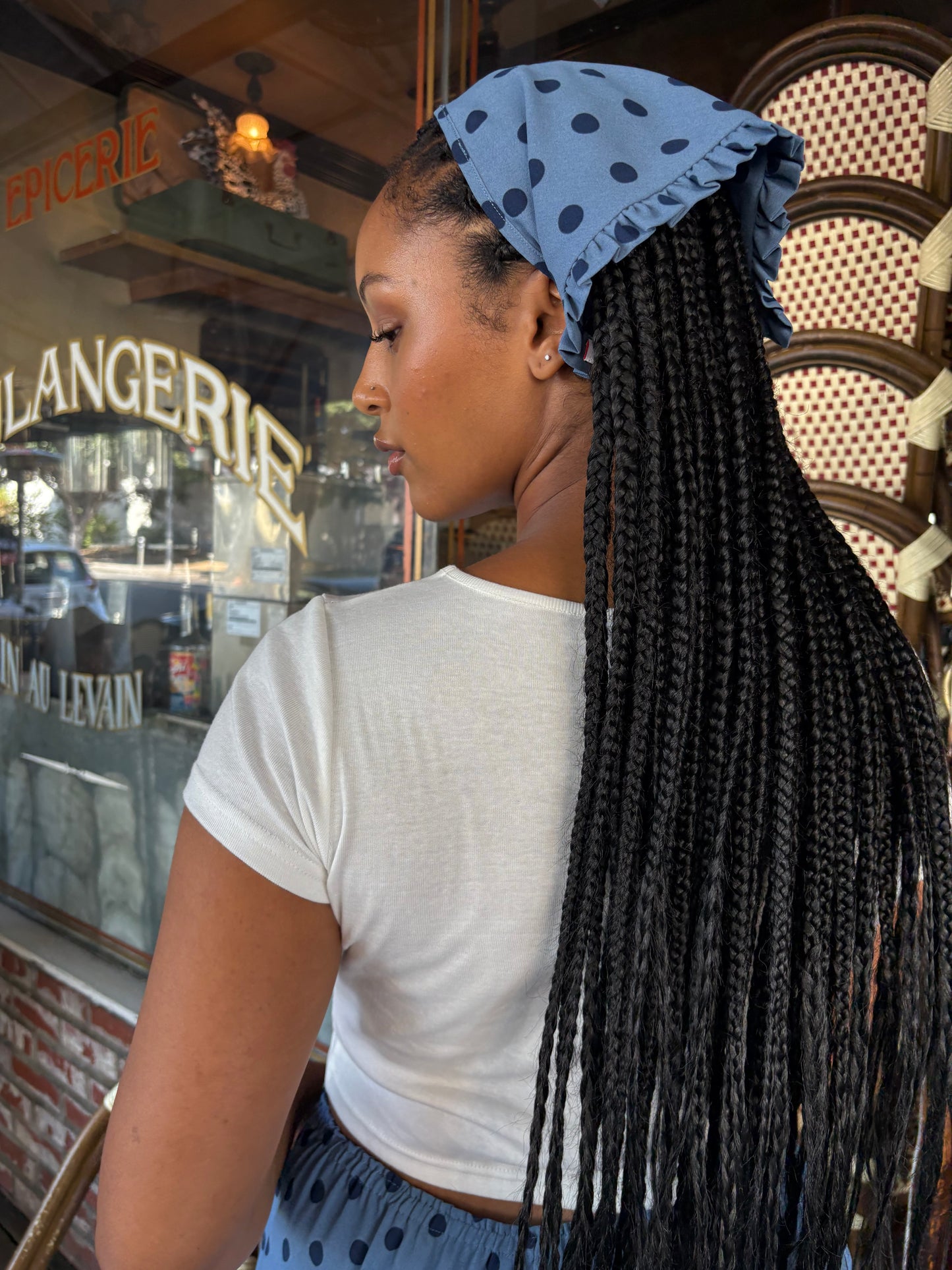 Mandy Handkerchief - Oxford Dot