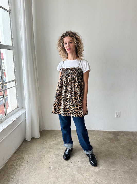 Lilo Mini Dress - Leopard