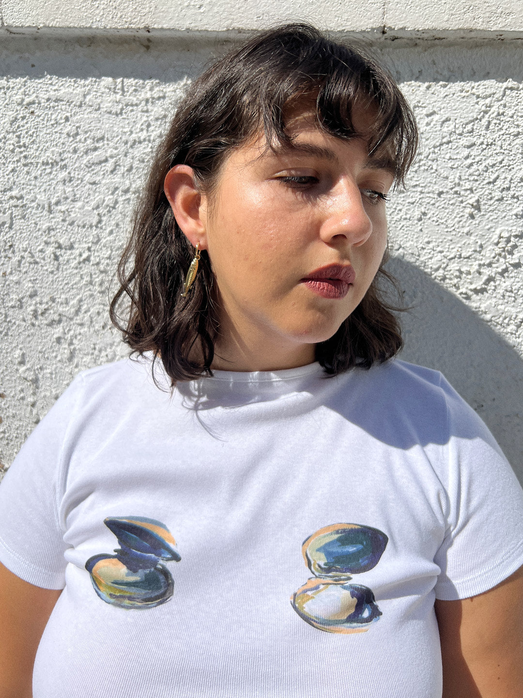 Anchovy Earrings - Gold