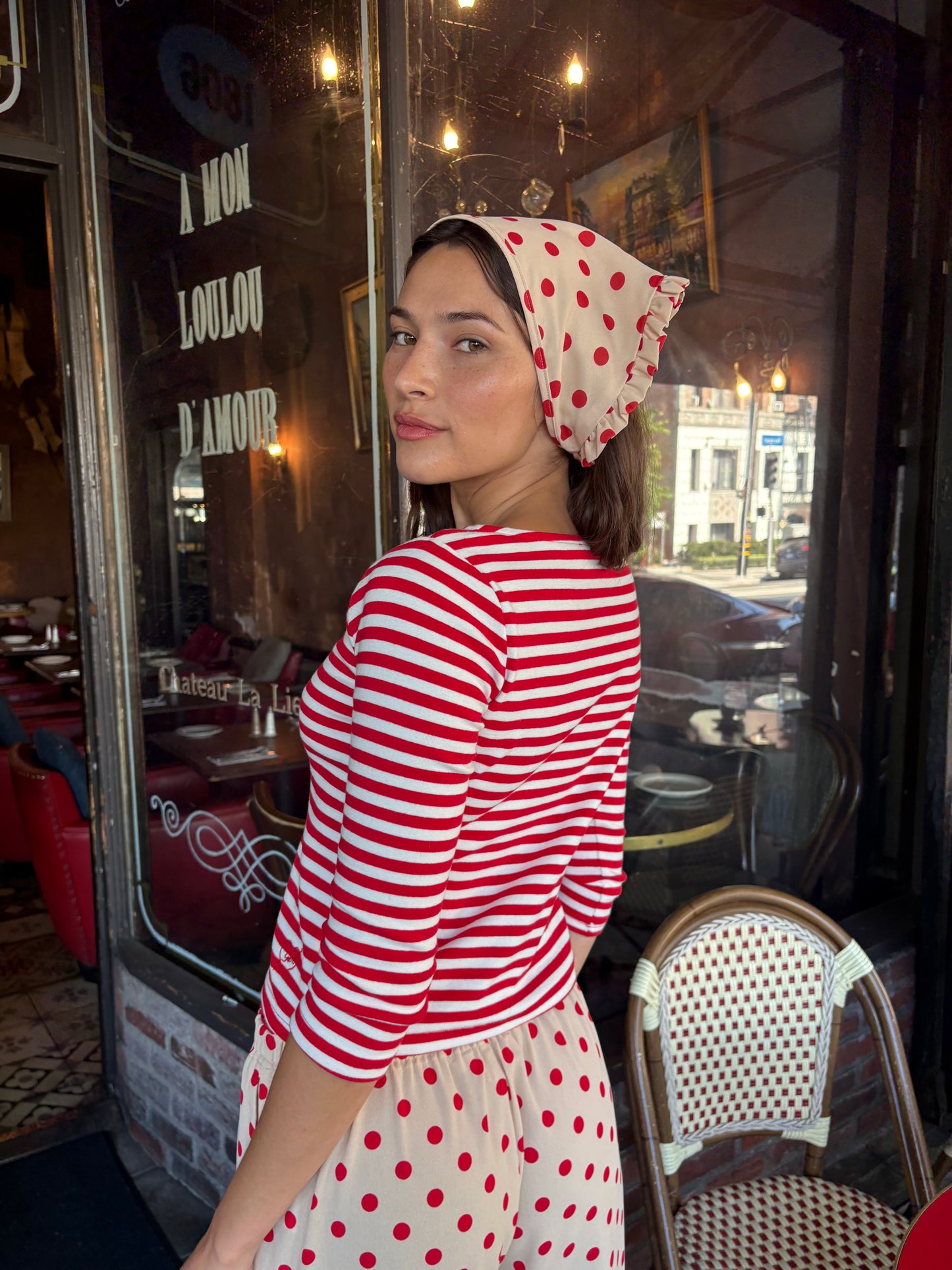 Mandy Handkerchief - Scarlett Dot