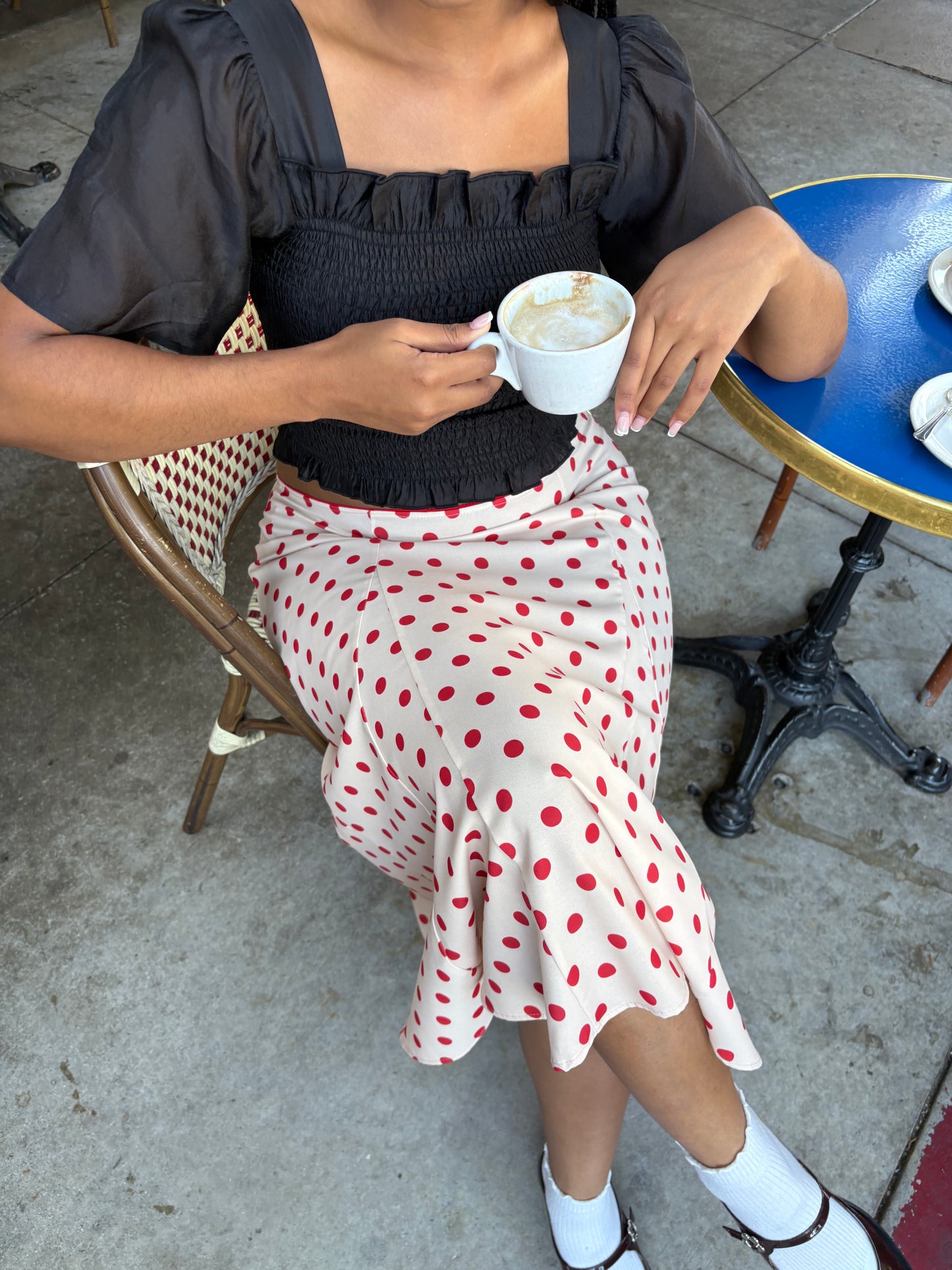 Amora Skirt - Scarlett Dot