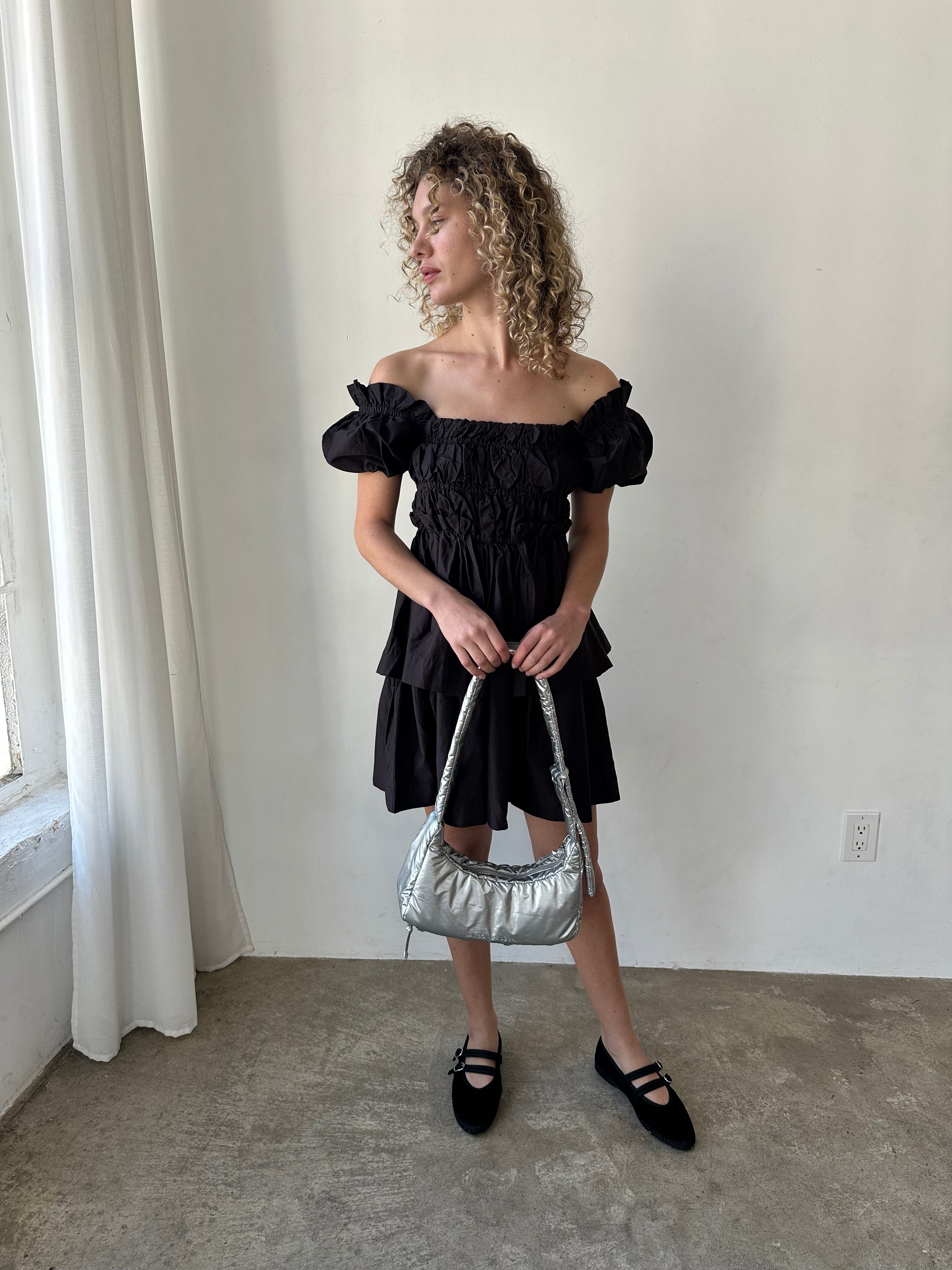 Puffy Saz Bag - Silver – Lisa Says Gah