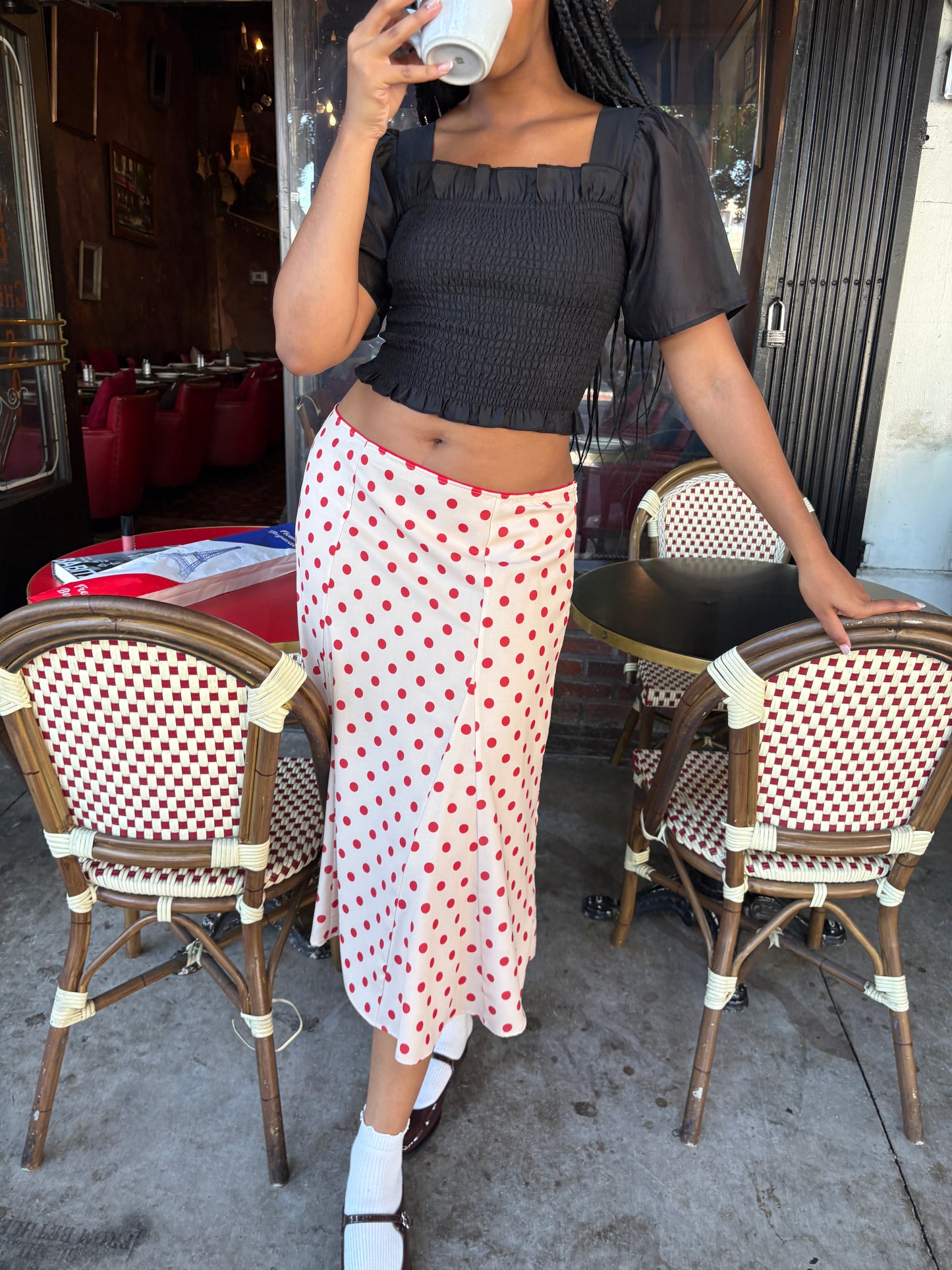 Amora Skirt - Scarlett Dot