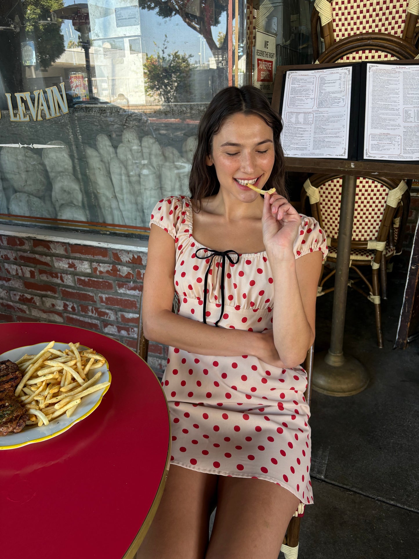 Suzy Dress - Scarlett Dot