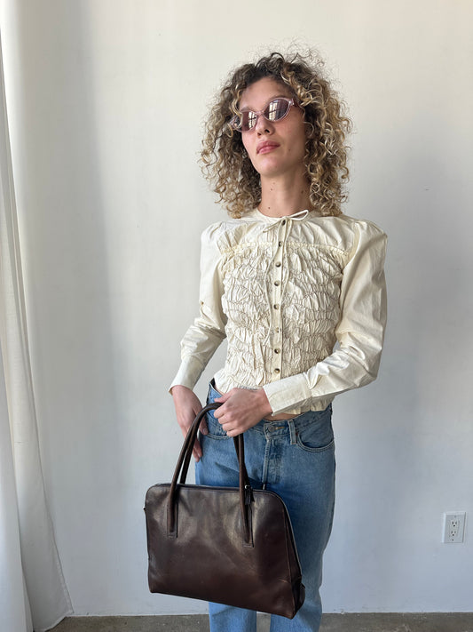 Elliana Smocked Cardi - Butter Smocked