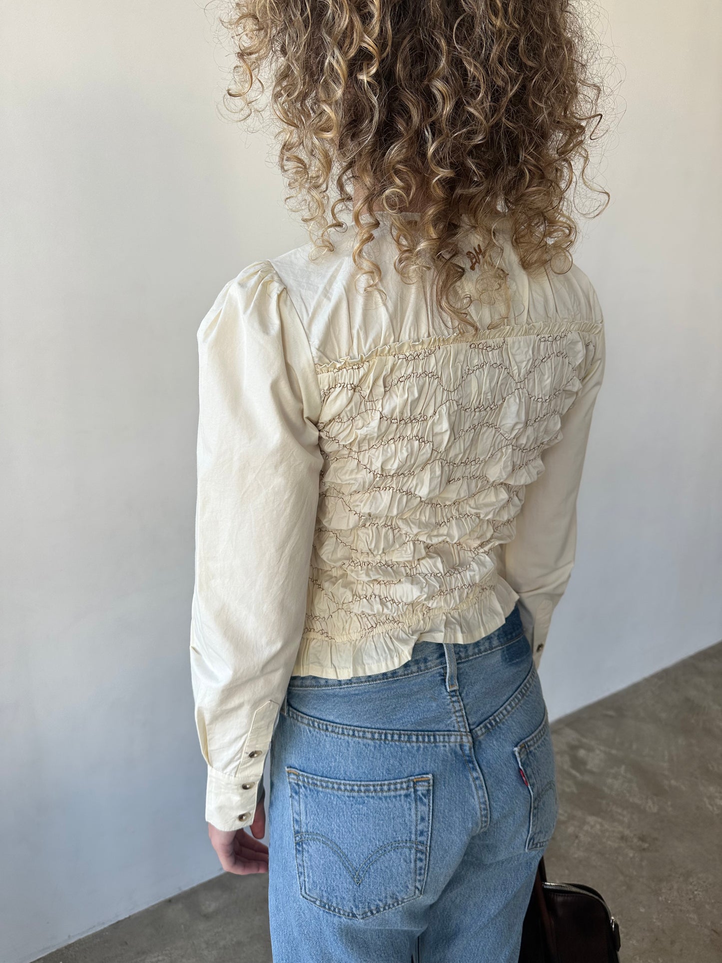 Elliana Smocked Cardi - Butter Smocked