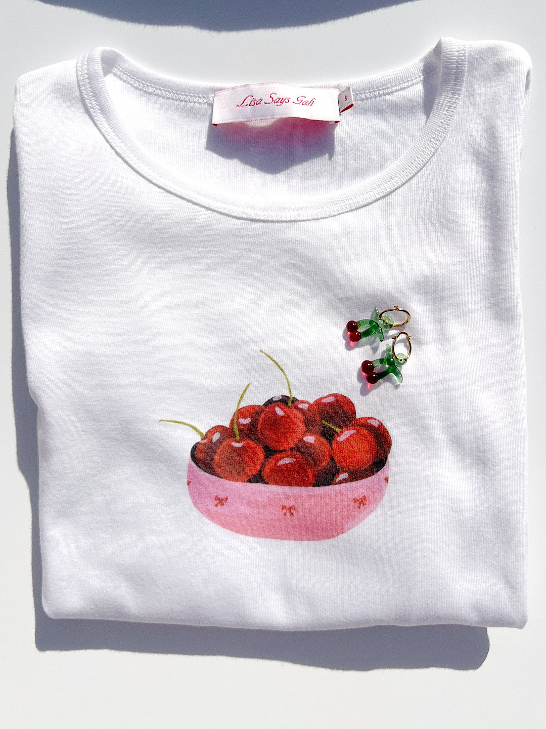Dana Long Sleeve Tee - Cherry Bowl
