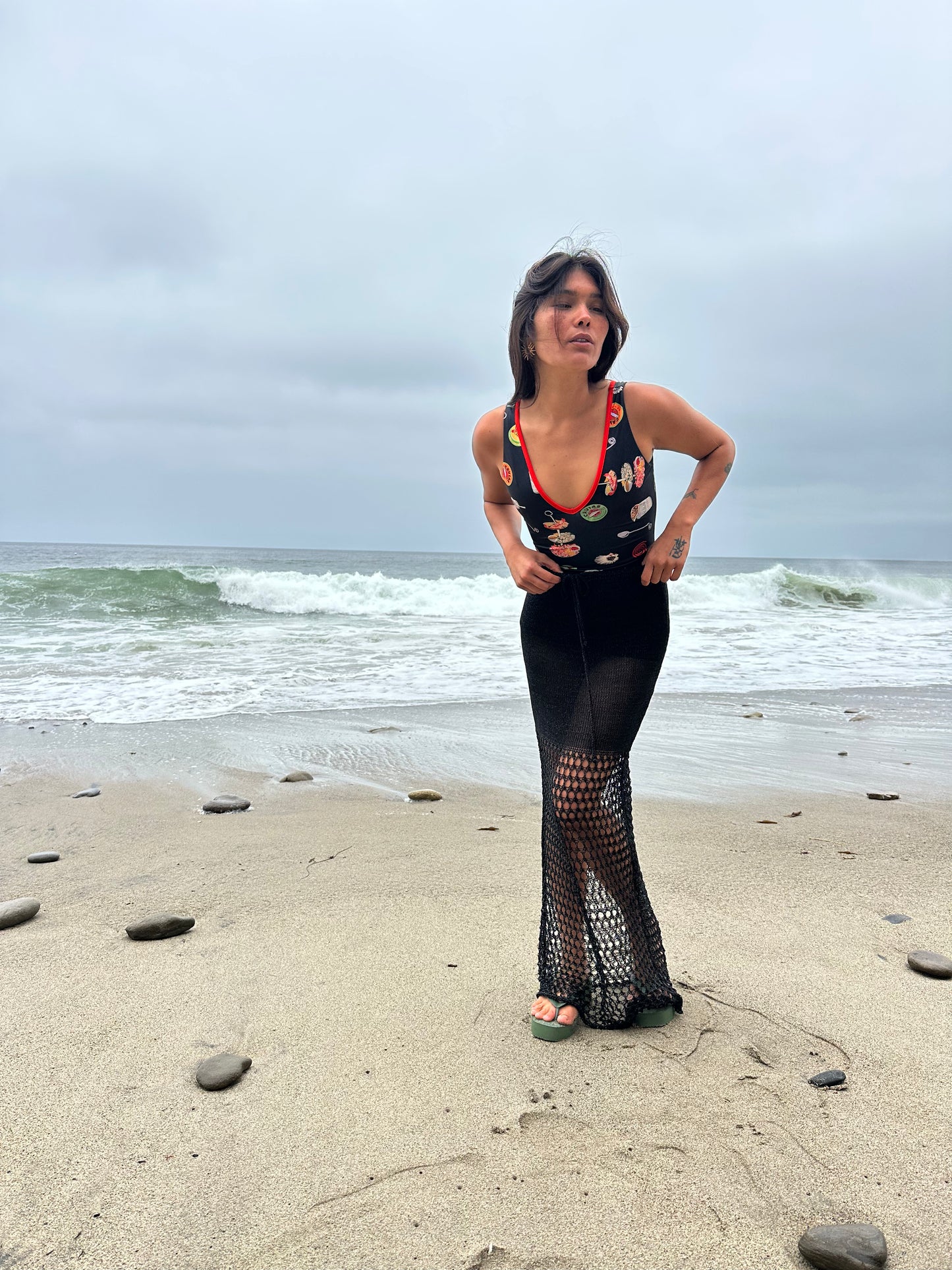 Elea Tricot Skirt - Black