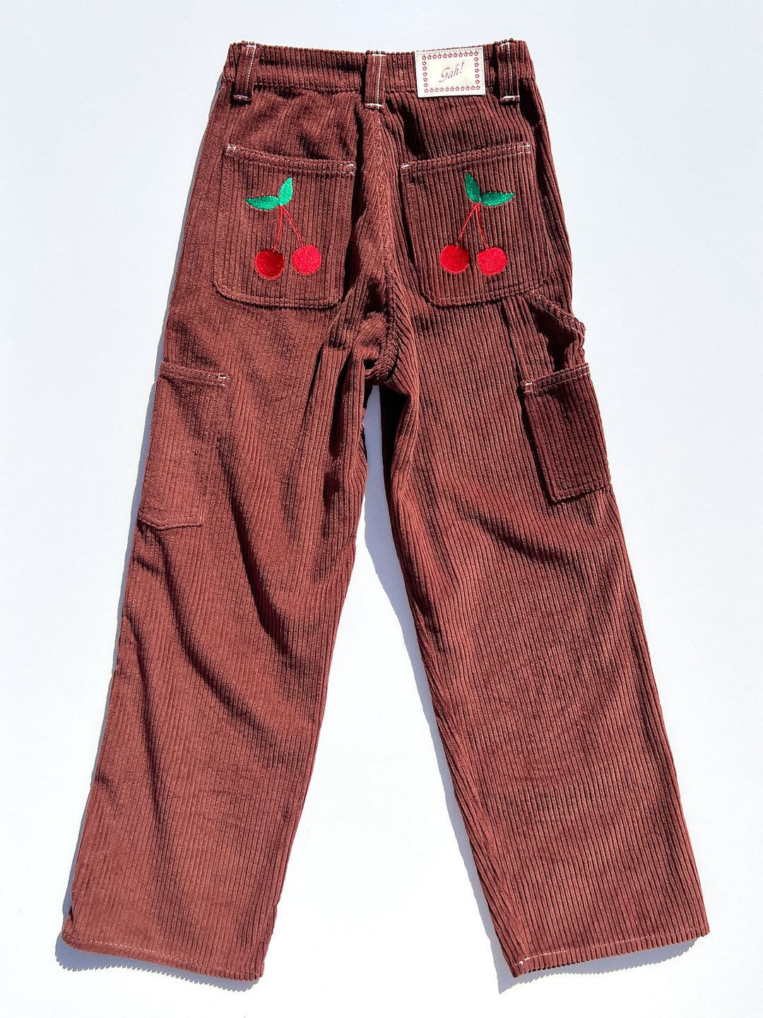 Dylan Pant - Chocolate/Cherries – Lisa Says Gah