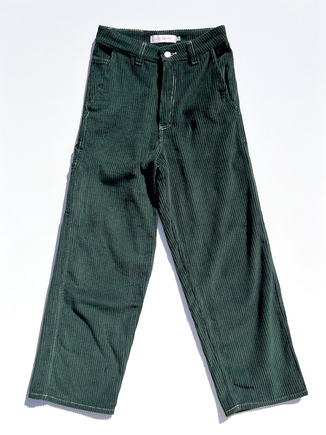Hunter Green Stretch Corduroy Carpenter Jeans -  Canada