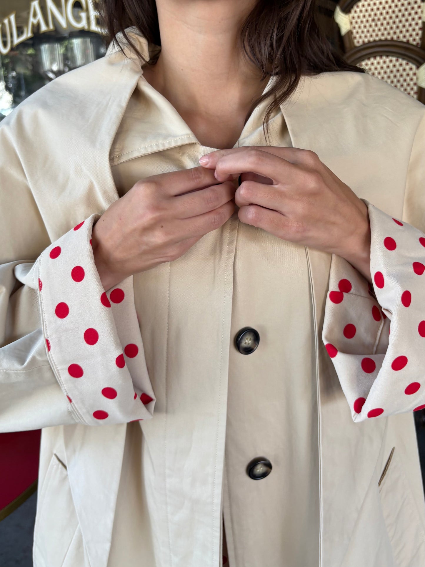 Olson Trench - Scarlett Dot
