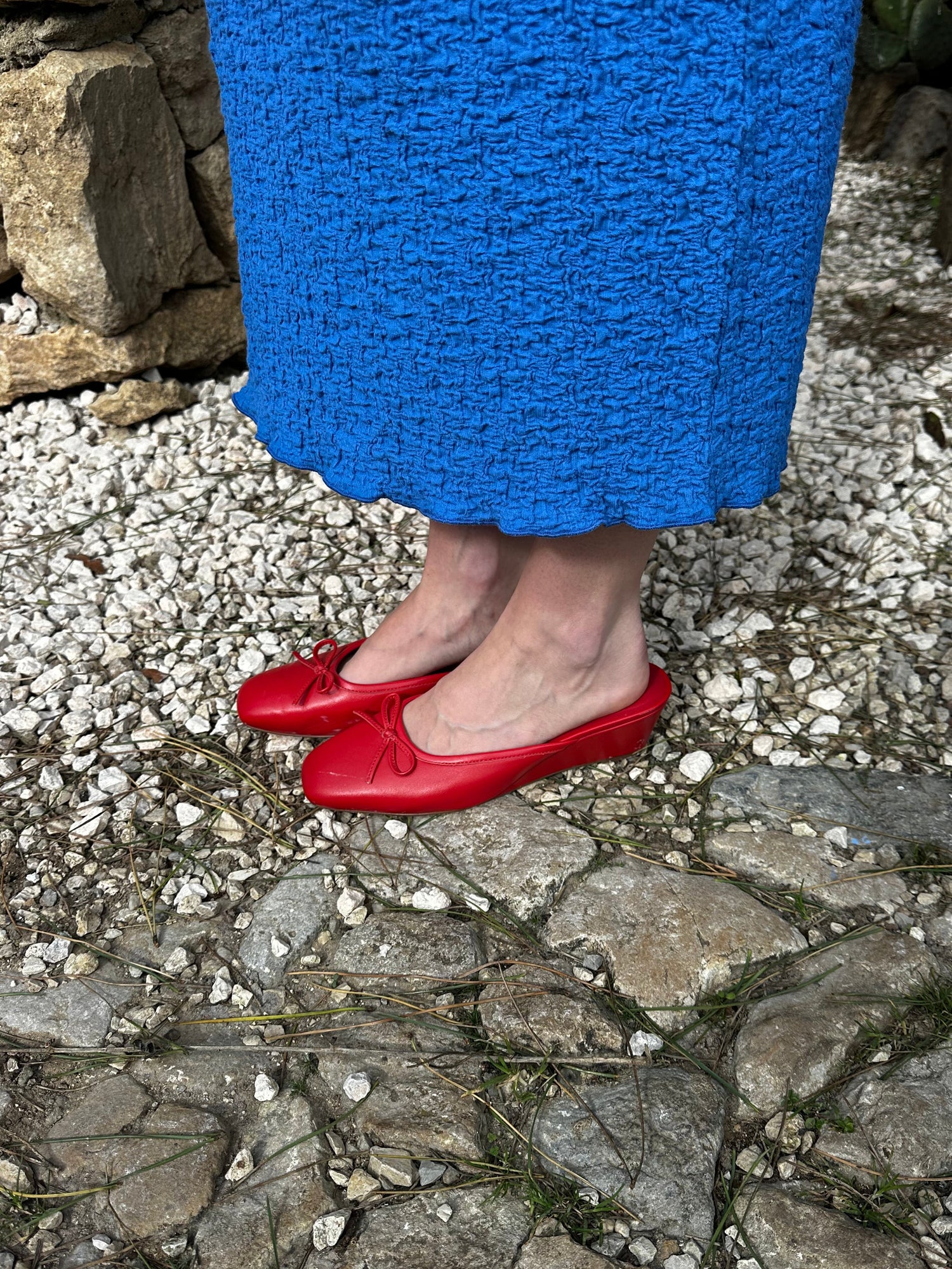 Blair Wedge - Poppy Red