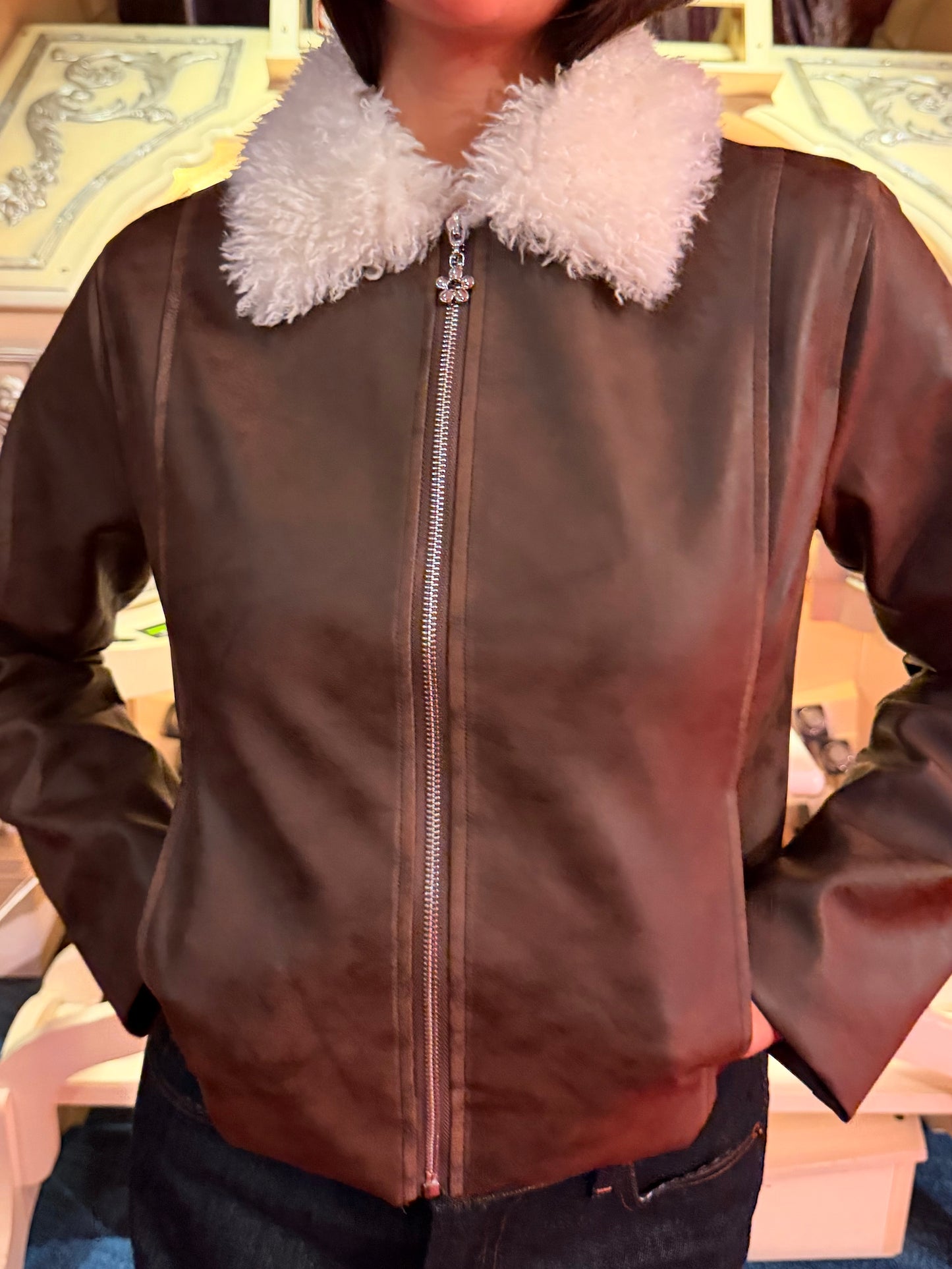 Shyla Jacket - Washed Brown