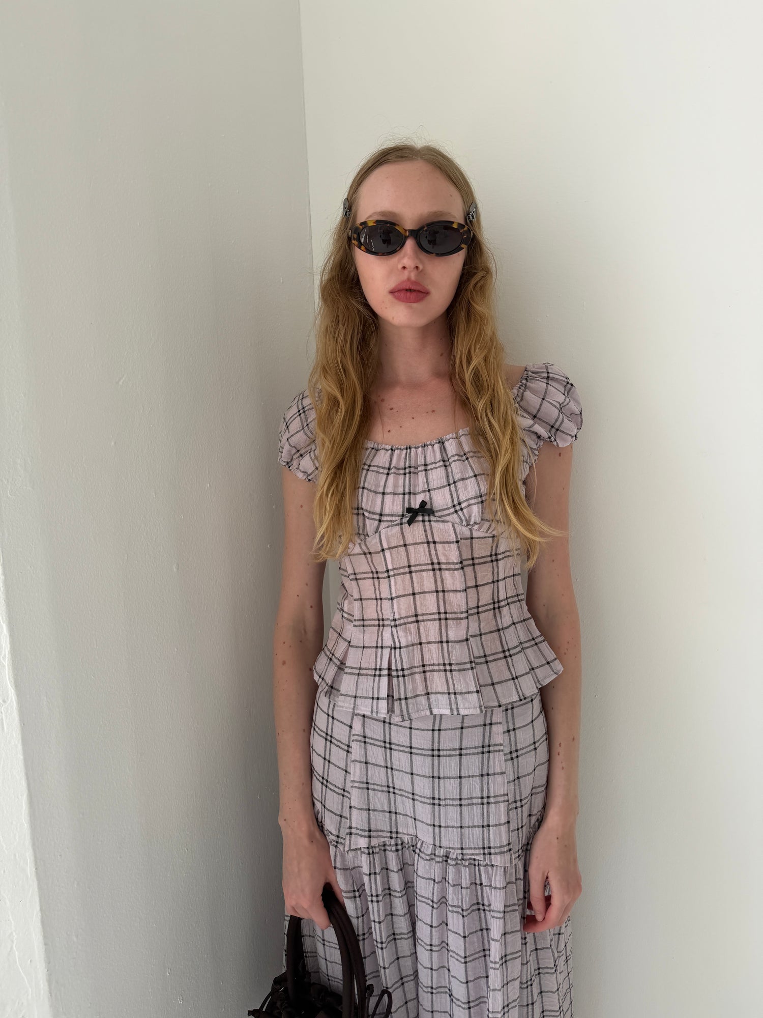 Pat Top - Ballet Plaid