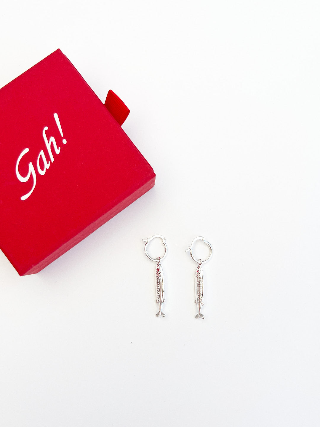 Anchovy Earrings - Silver