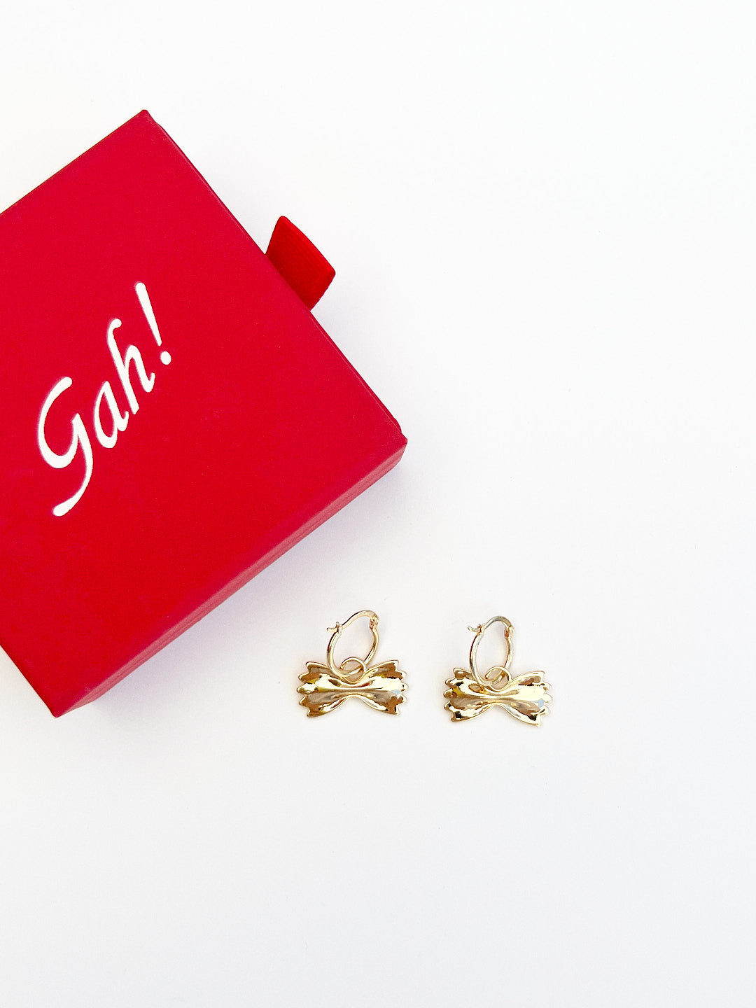 Farfalle Hoops - Gold