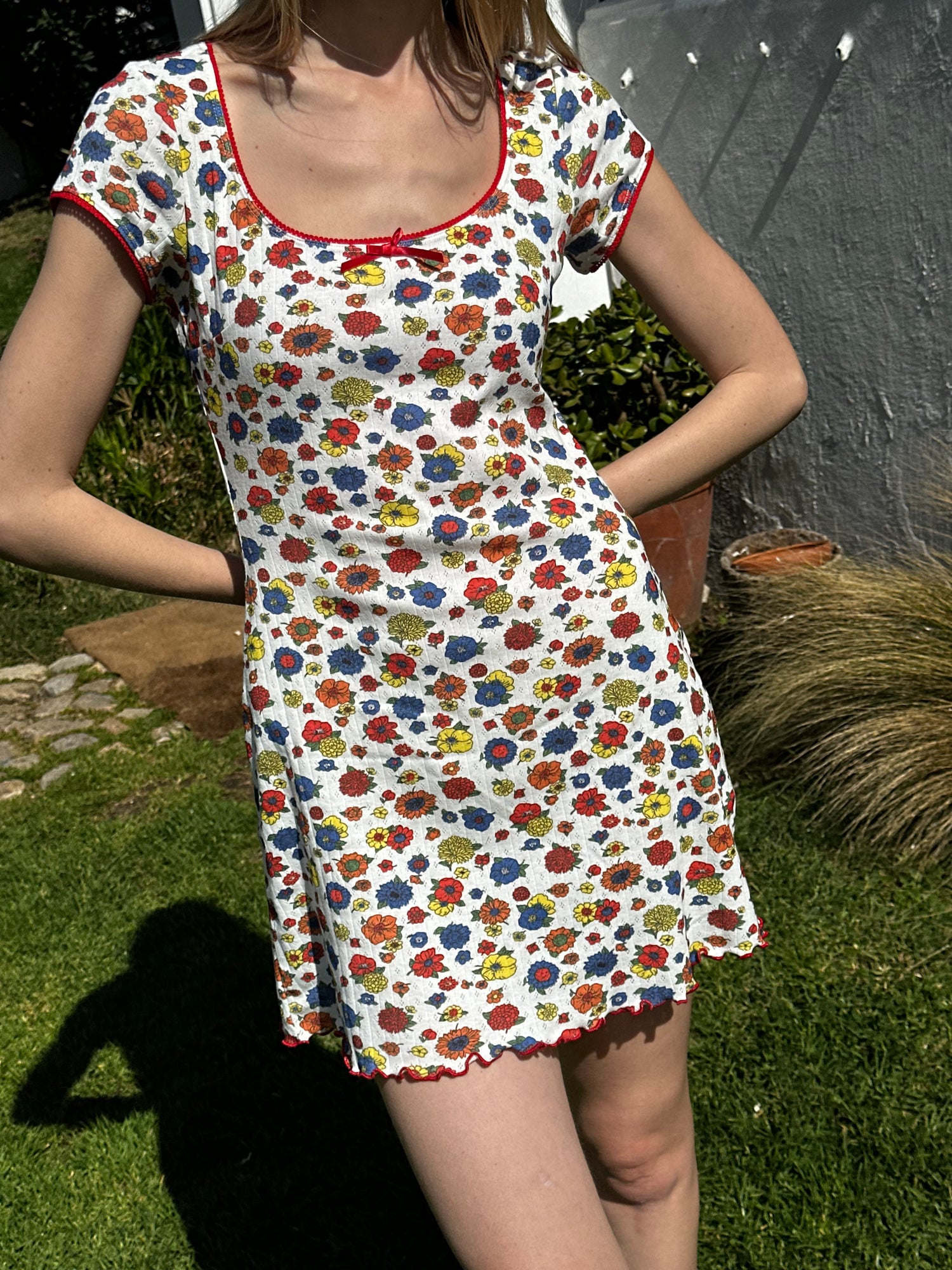 Della Dress - Primary Floral