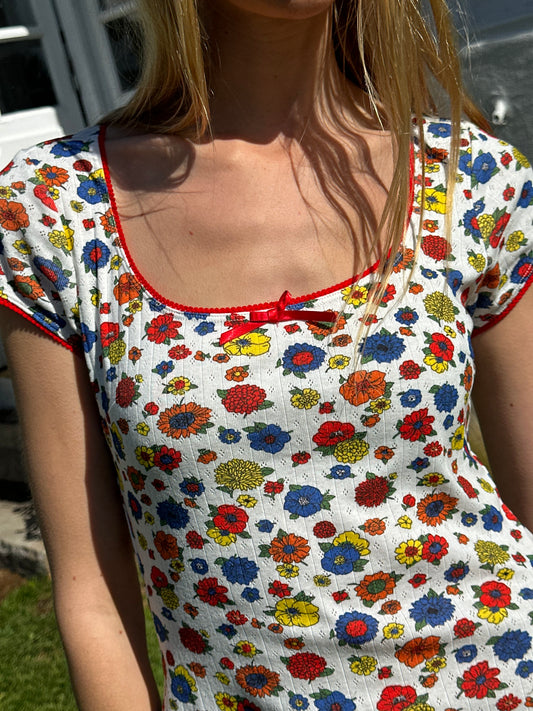 Della Dress - Primary Floral