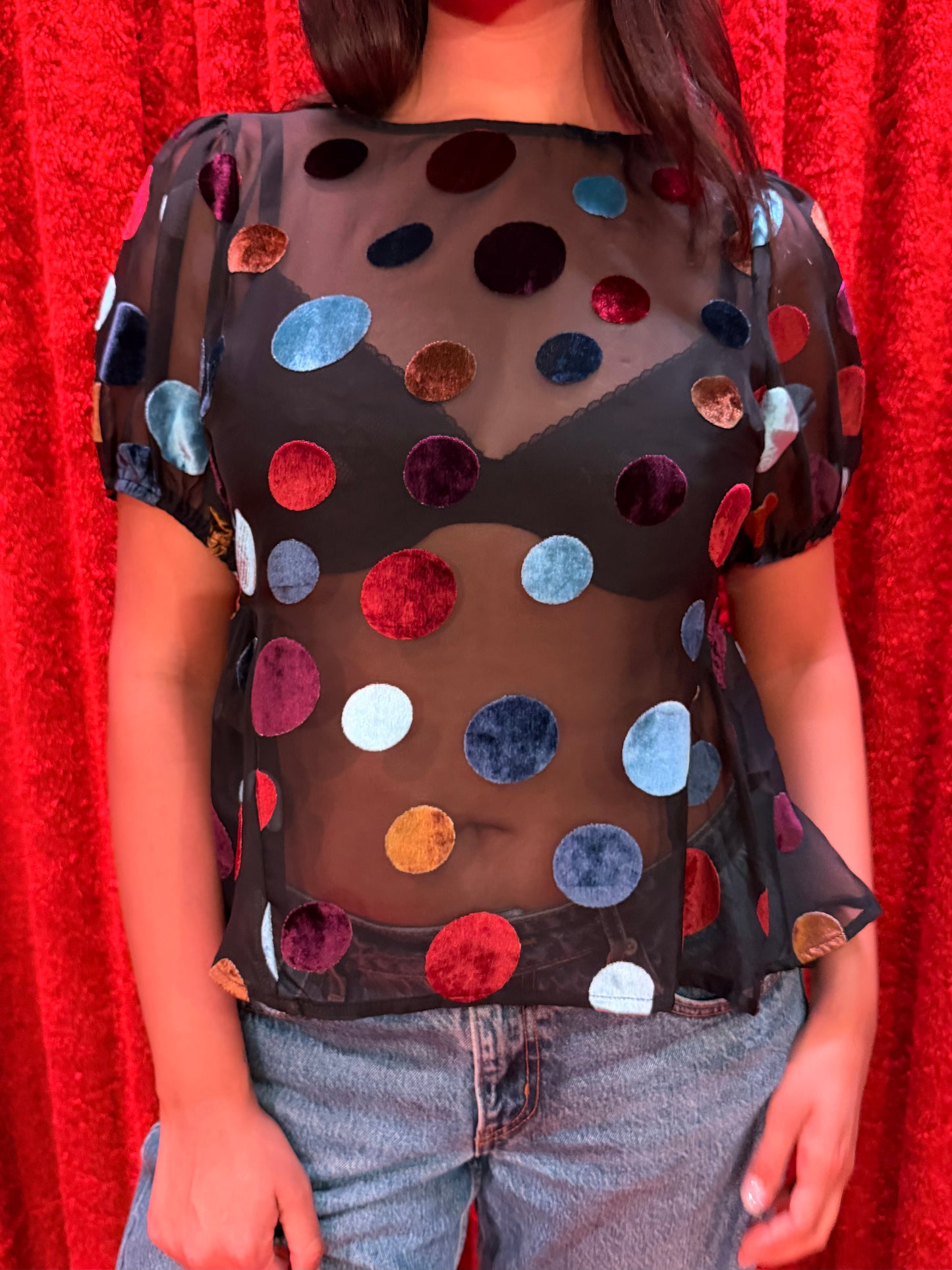 Petra Blouse - Party Dot