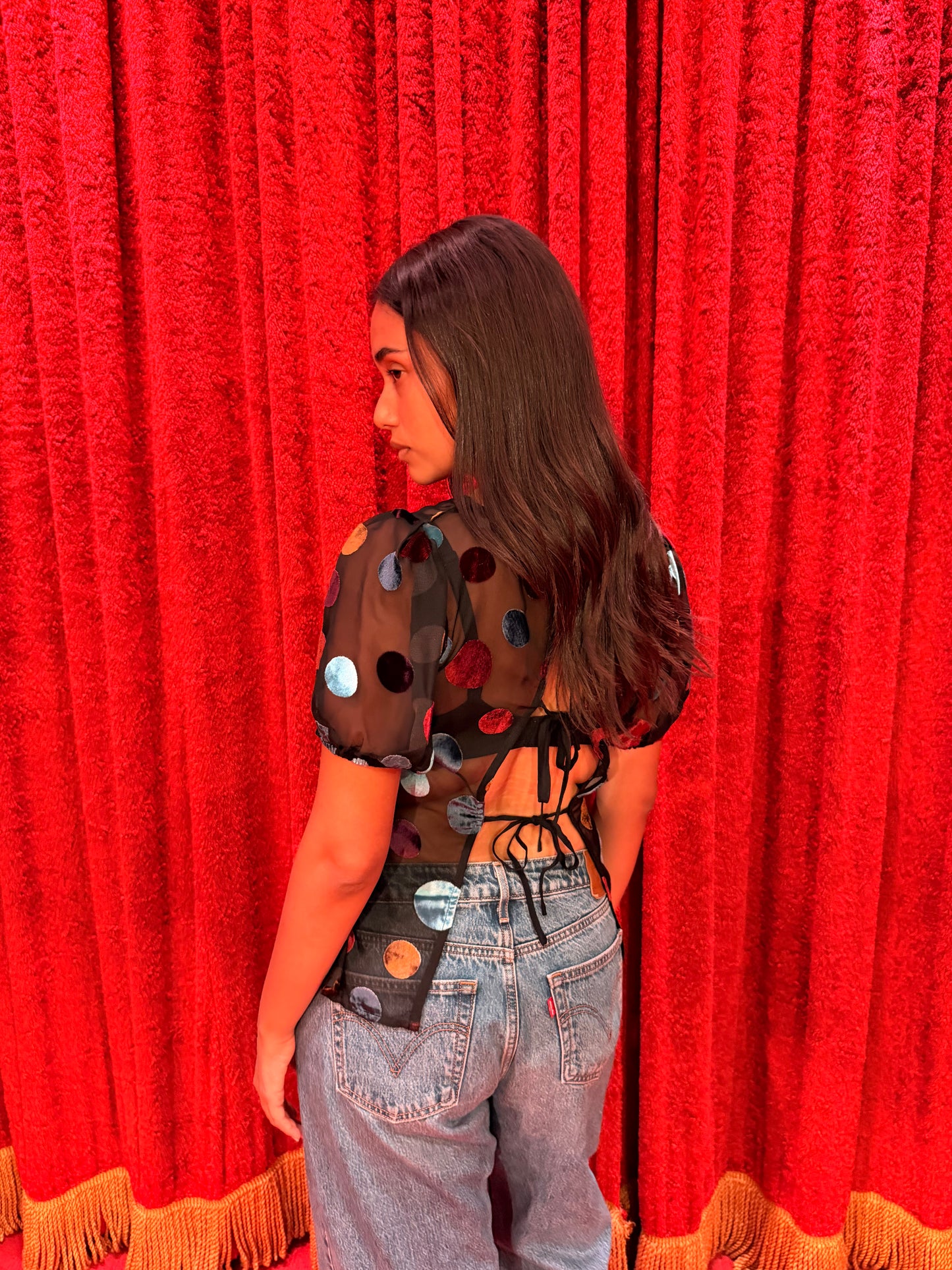 Petra Blouse - Party Dot