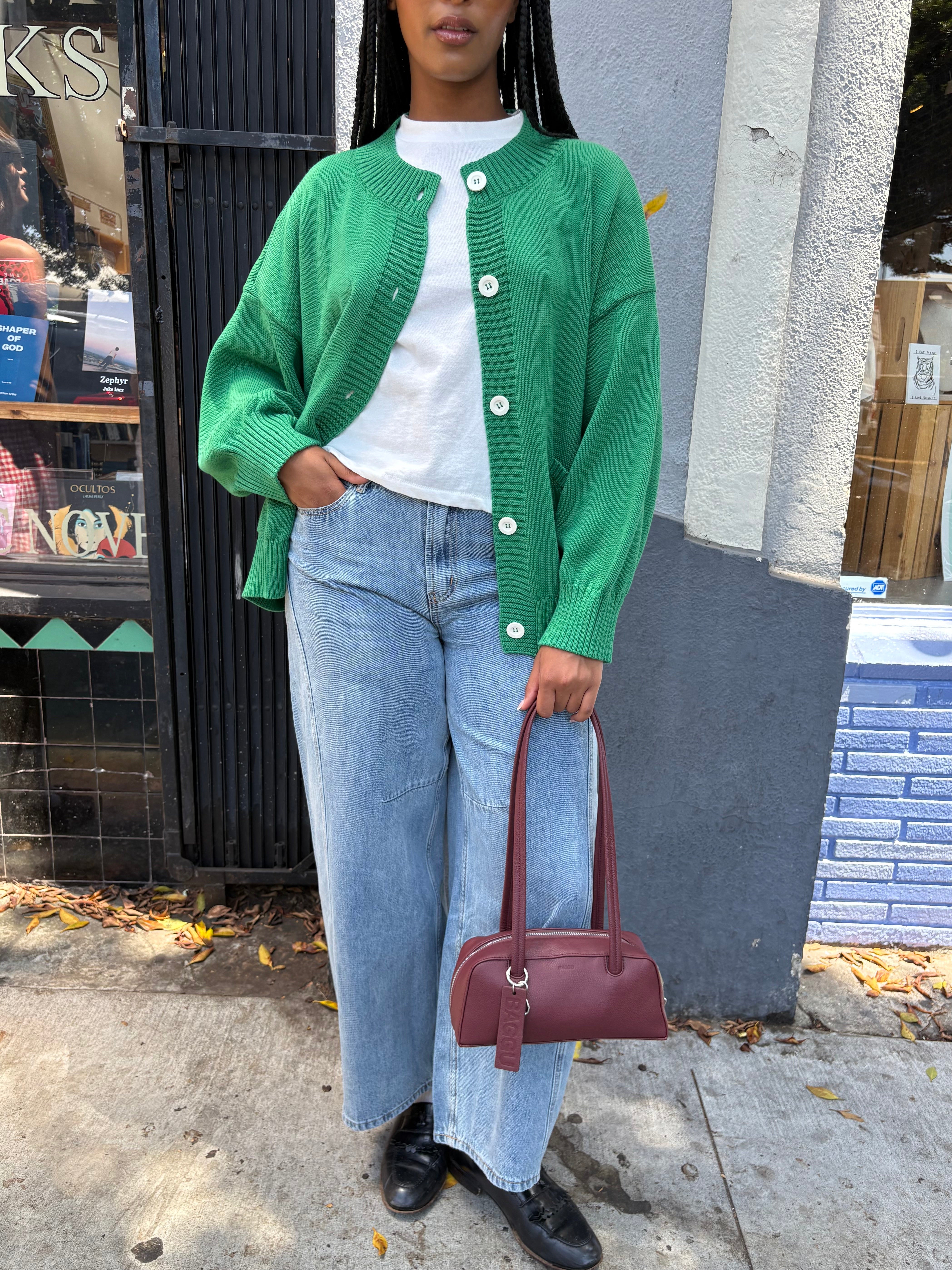 Wendy Cardigan - Green – Lisa Says Gah