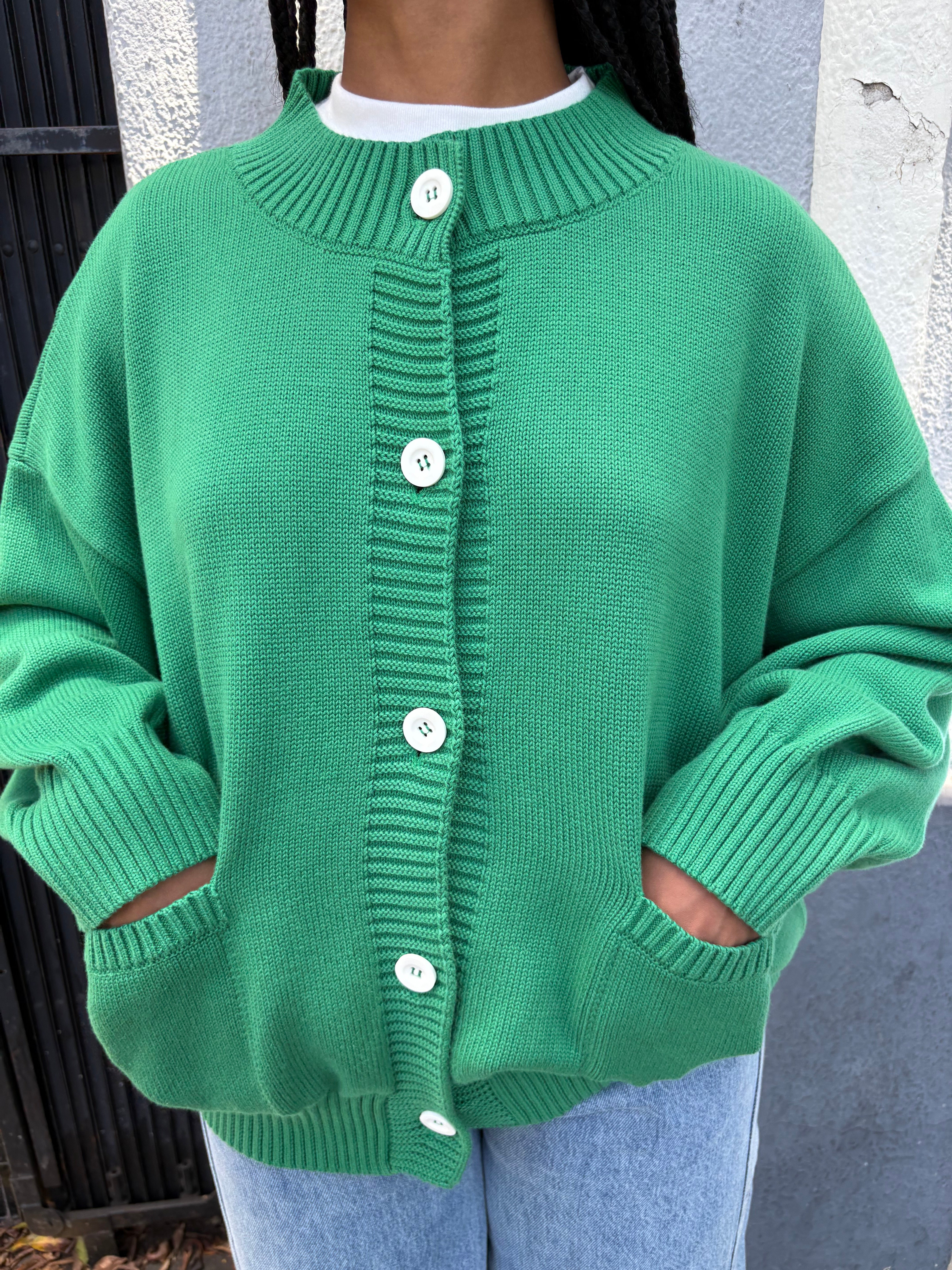 Wendy Cardigan - Green – Lisa Says Gah
