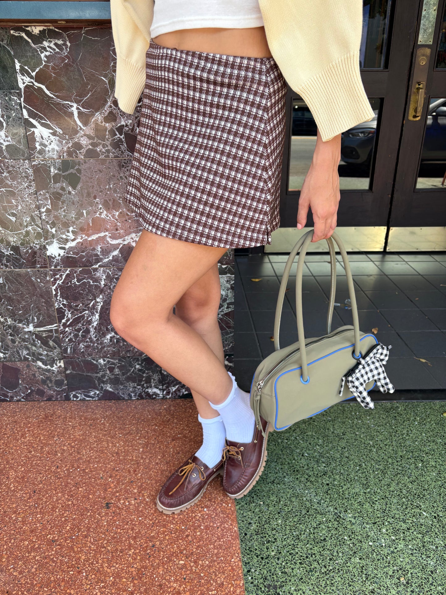 Darcy Skort - Cocoa Plaid