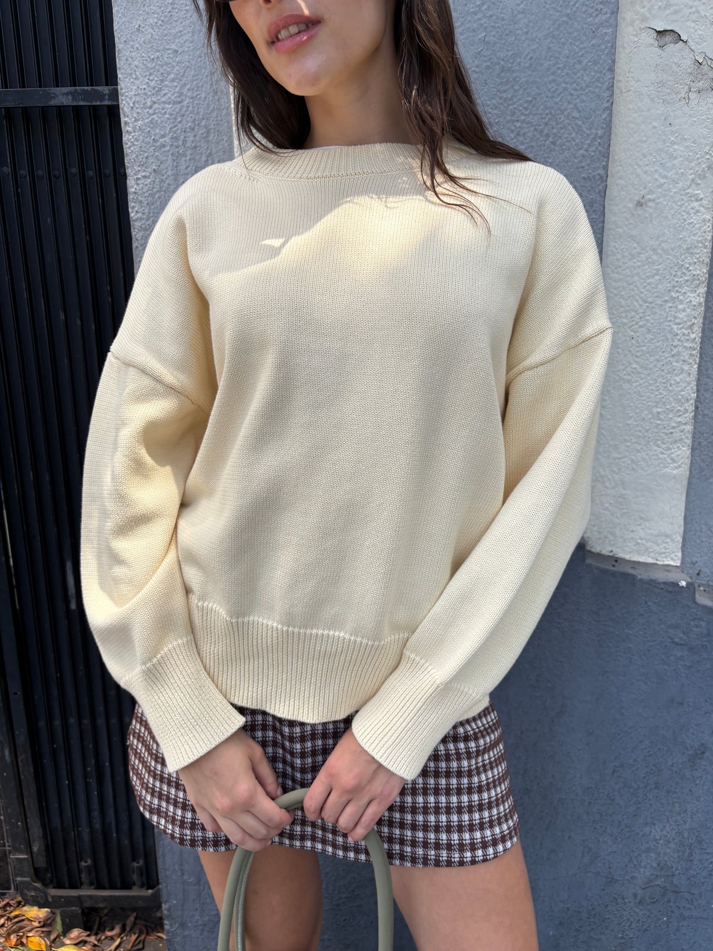Cotton Gwendolyn Sweater - Butter