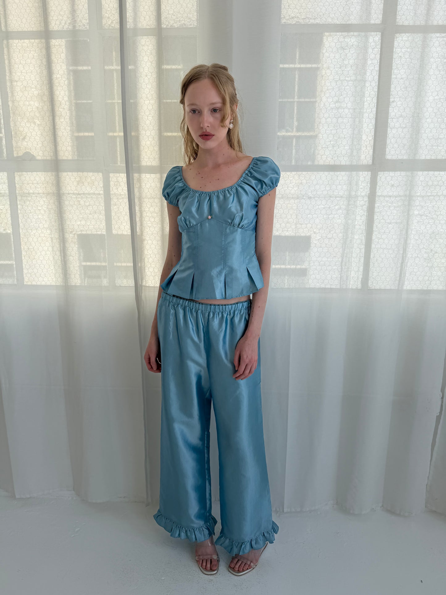 Pat Top - Venetian Blue