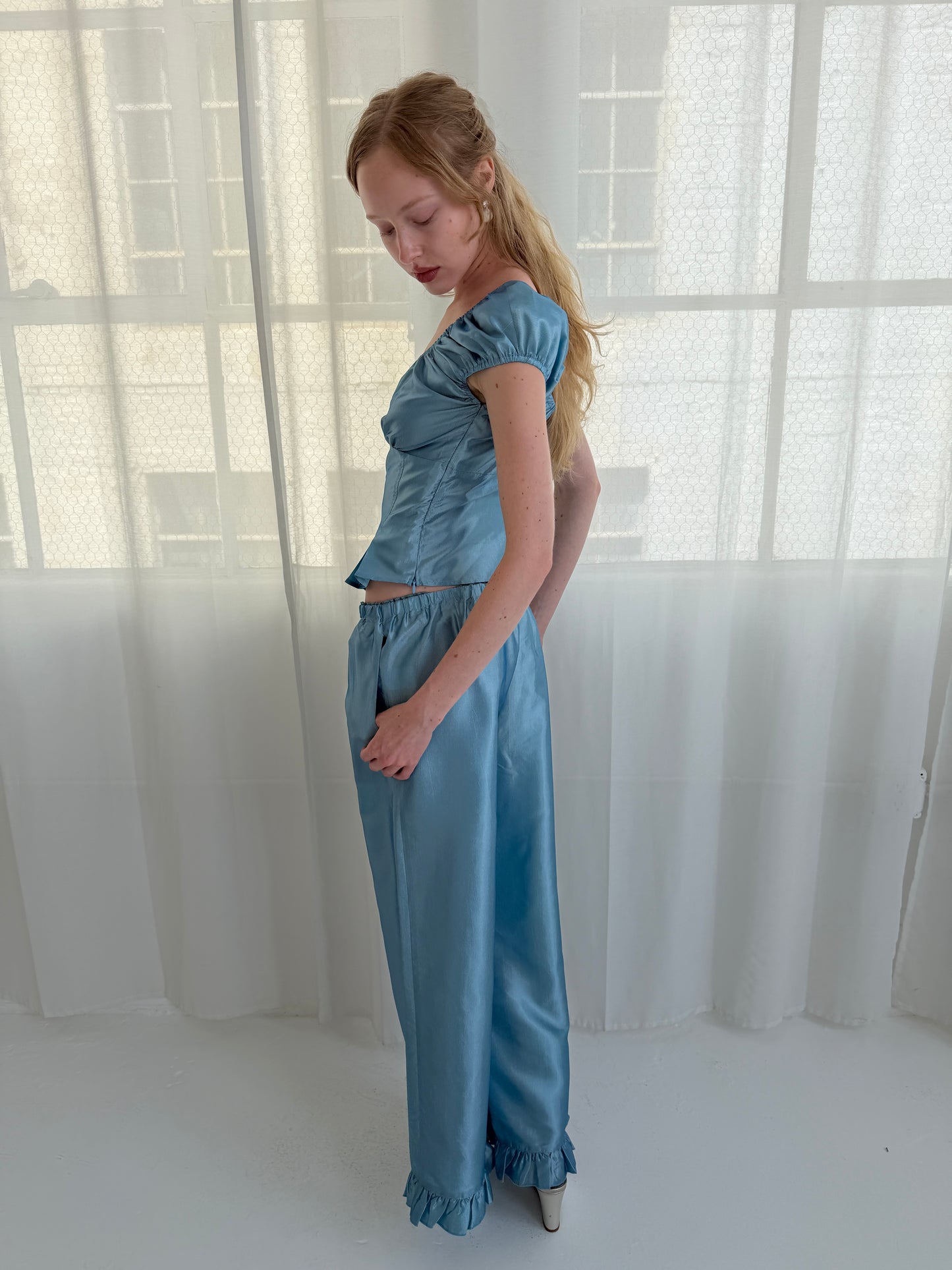 Pat Top - Venetian Blue