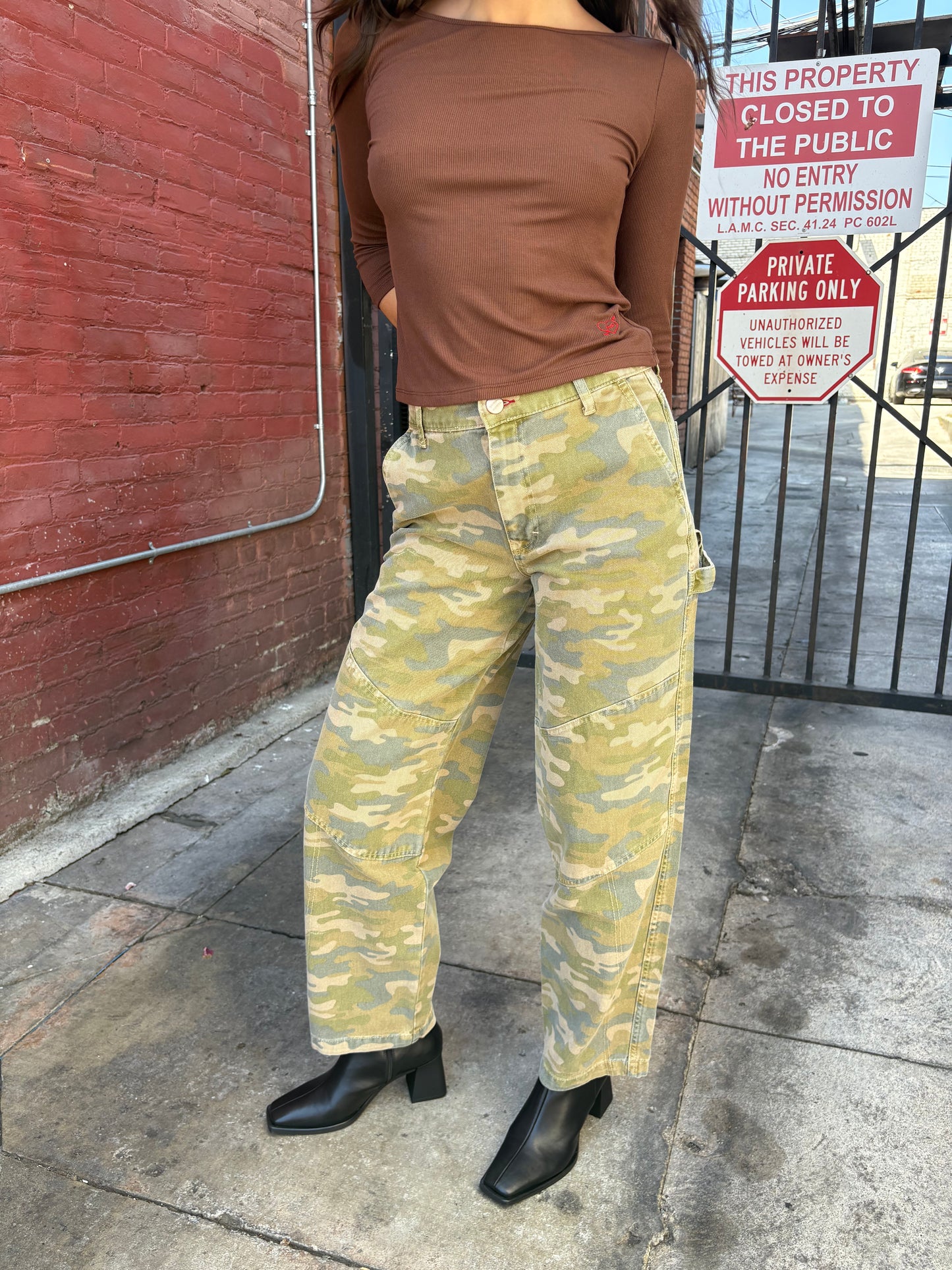 Drew Jeans - Green Camo