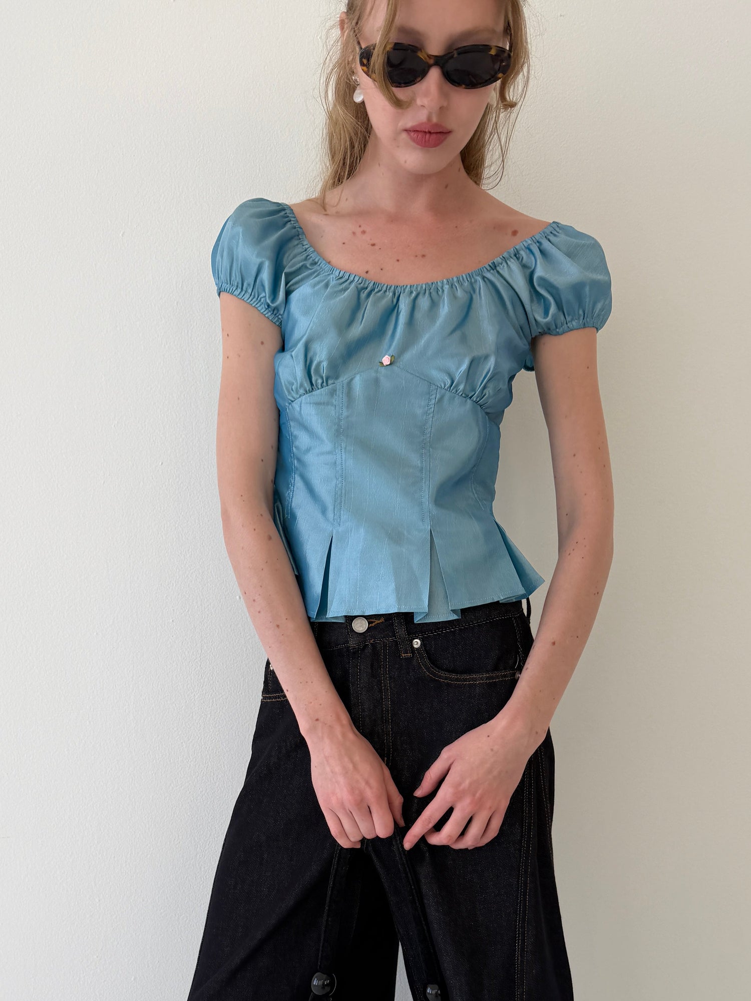 Pat Top - Venetian Blue