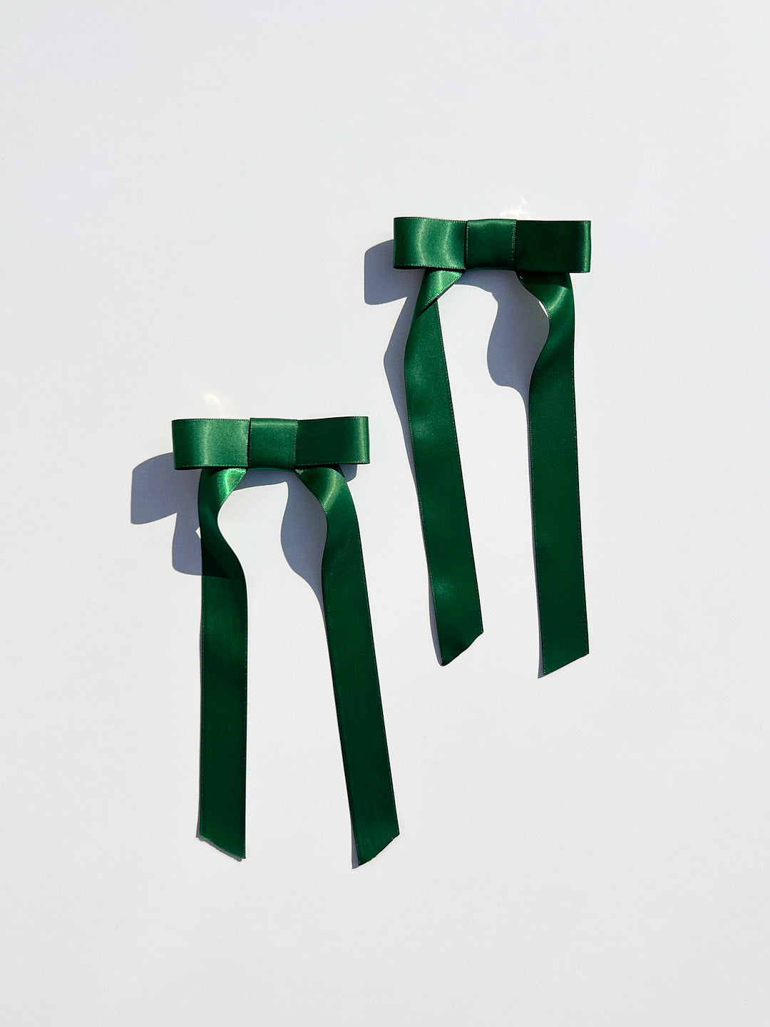 Room Shop Mini Ribbon Clip Two Pack - Green