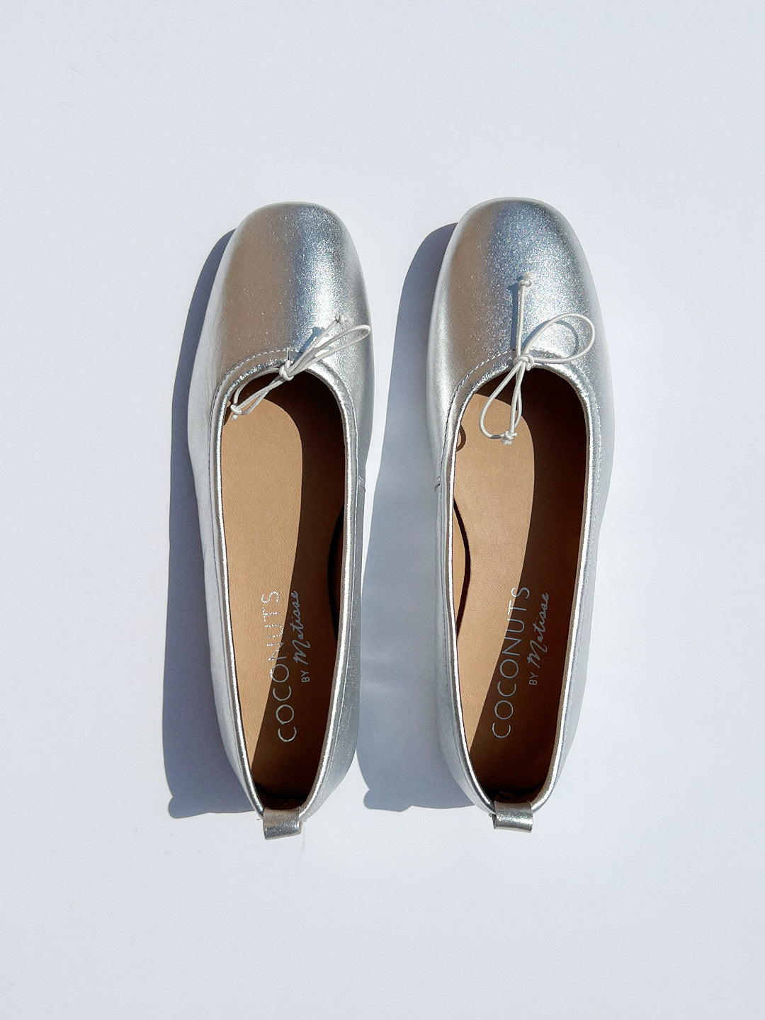 Nikki Ballet Flat - Silver – Lisa Says Gah