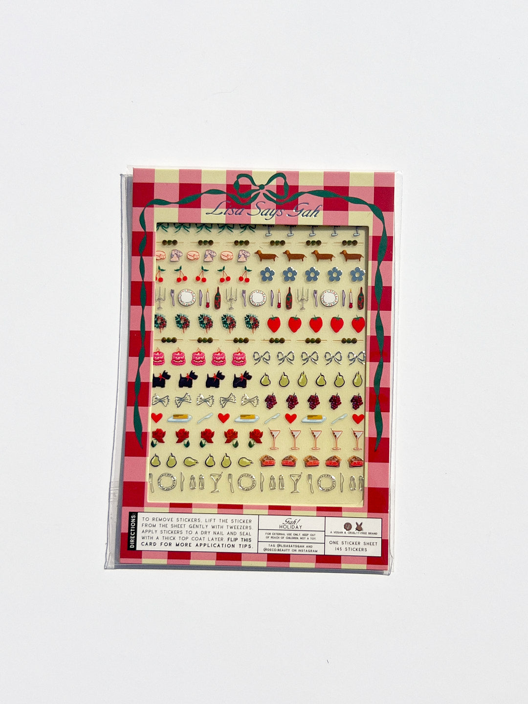 Nail Art Stickers - Set The Table