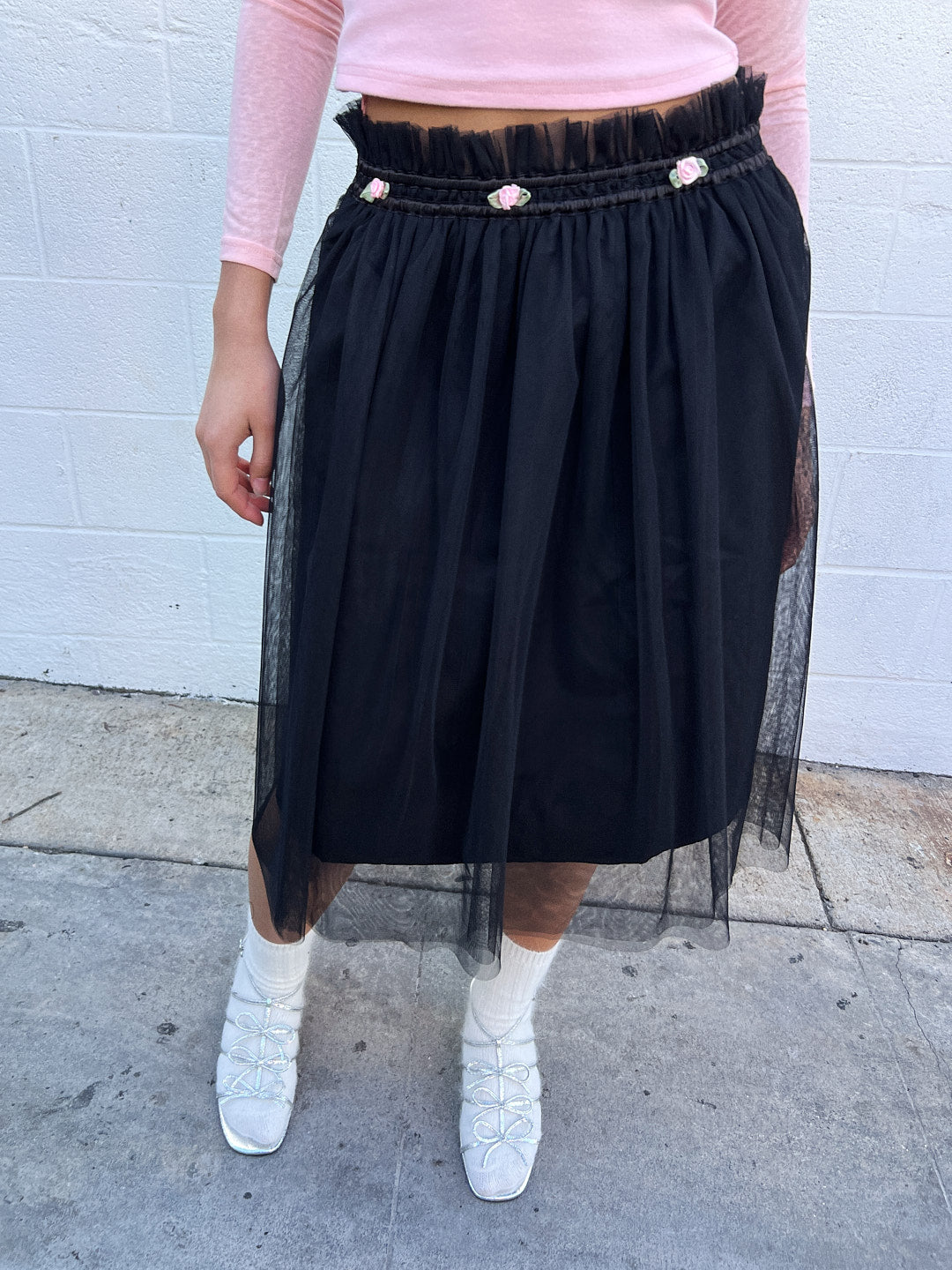 Carrie Midi Skirt - Black