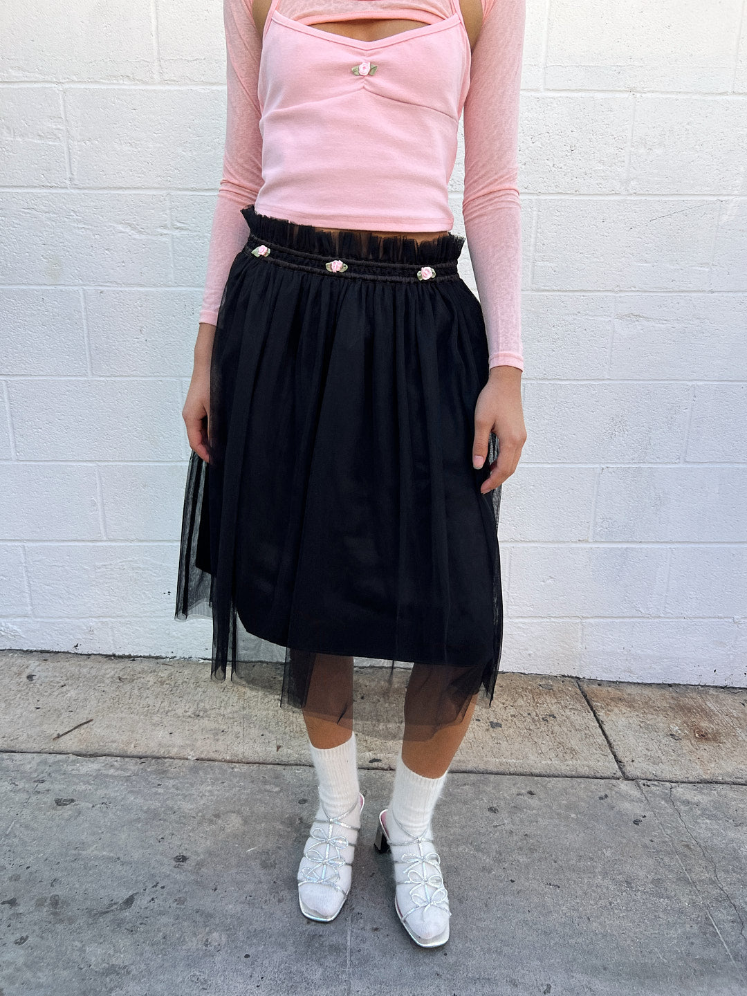 Carrie Midi Skirt - Black