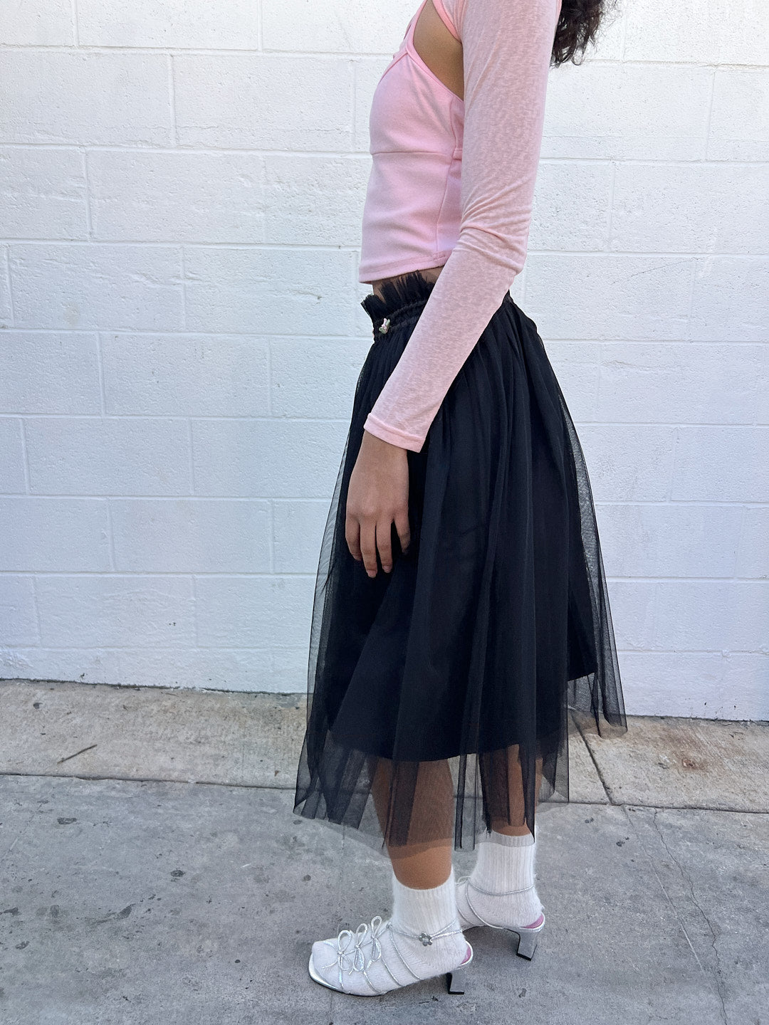 Carrie Midi Skirt - Black