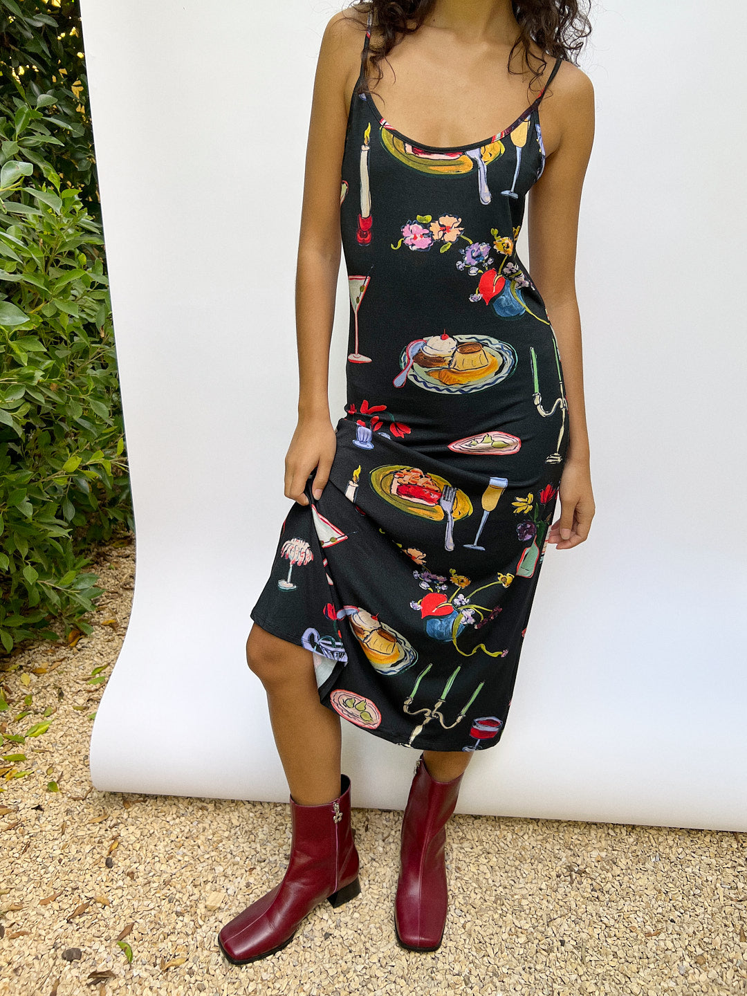 Sofia Slip Dress - Set the Table Caviar – Lisa Says Gah