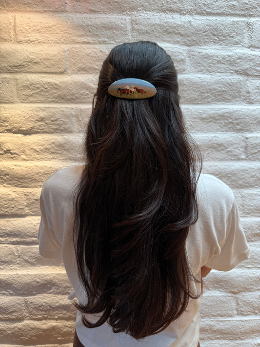 Horse Girl Barrette - Horse
